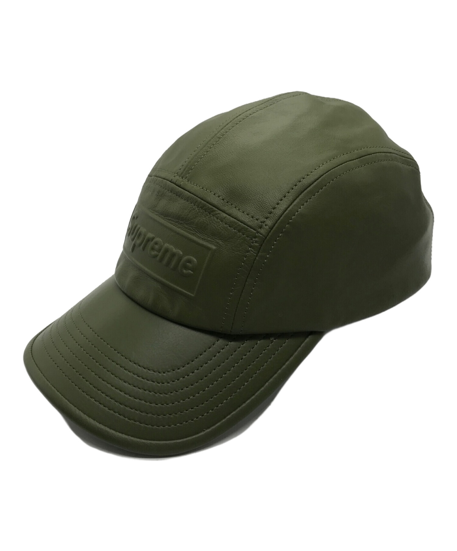 中古・古着通販】Supreme (シュプリーム) GORE-TEX LEATHER CAMP CAP レザーキャンプキャップ  カーキ｜ブランド・古着通販 トレファク公式【TREFAC FASHION】スマホサイト