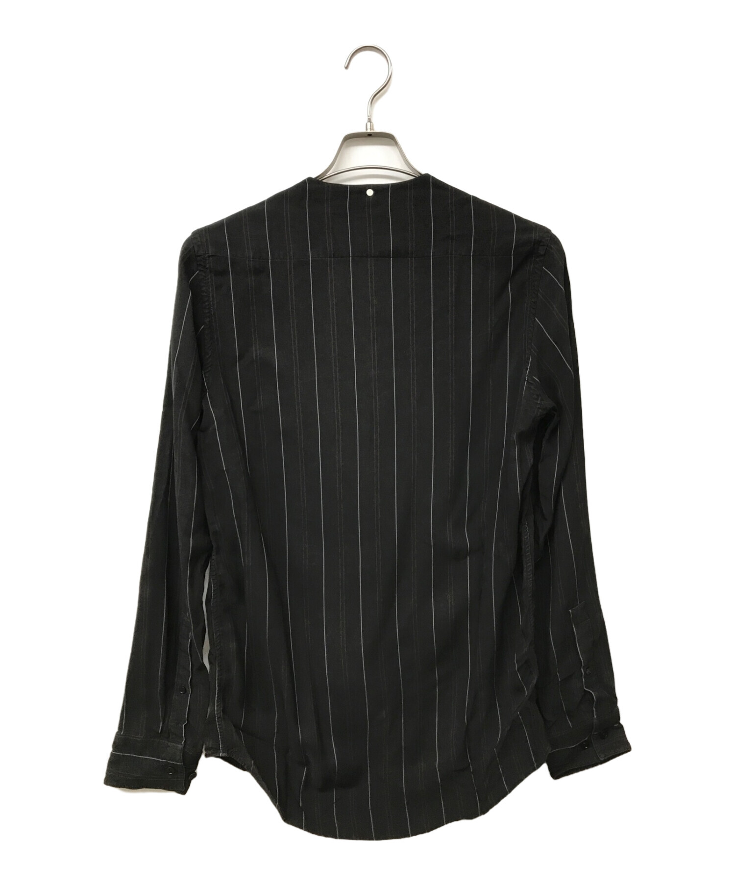 OAMC (オーエーエムシー) Spirit Shirt Striped Viscose ブラック サイズ:S