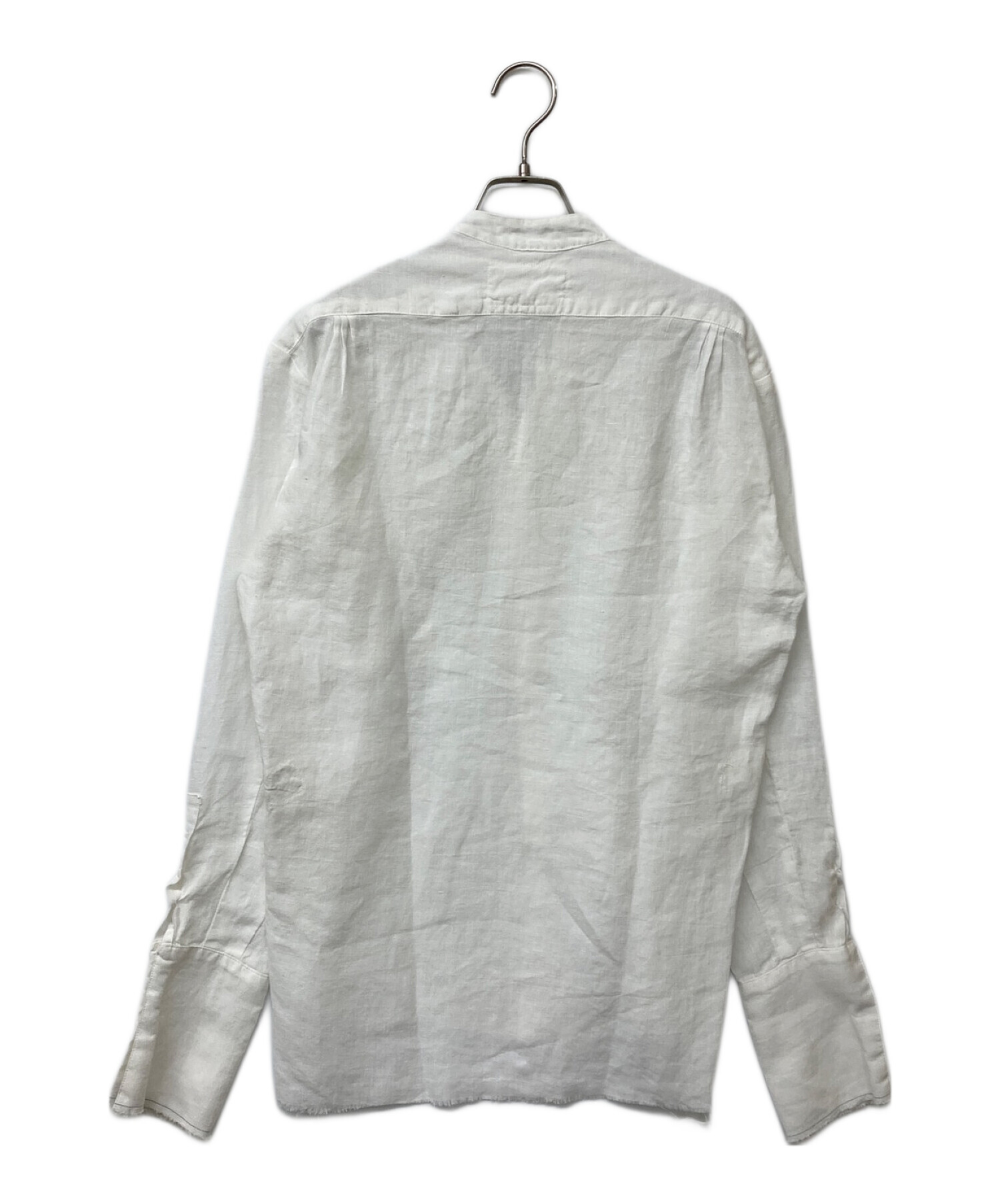 中古・古着通販】GREG LAUREN (グレッグローレン) Linen Tux Shirts ホワイト サイズ:1｜ブランド・古着通販  トレファク公式【TREFAC FASHION】スマホサイト