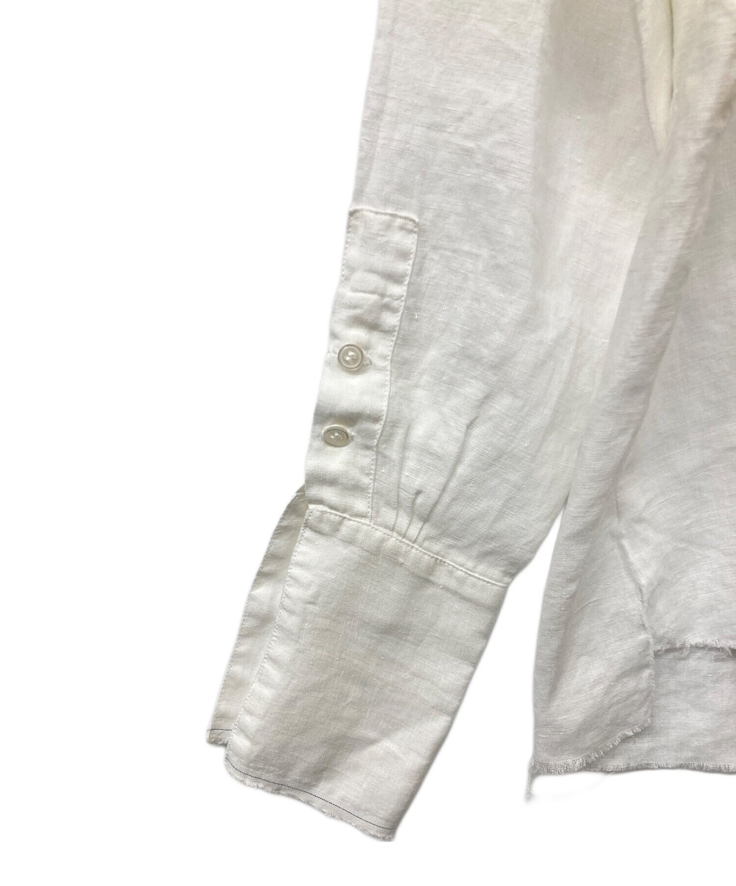 中古・古着通販】GREG LAUREN (グレッグローレン) Linen Tux Shirts ホワイト サイズ:1｜ブランド・古着通販  トレファク公式【TREFAC FASHION】スマホサイト