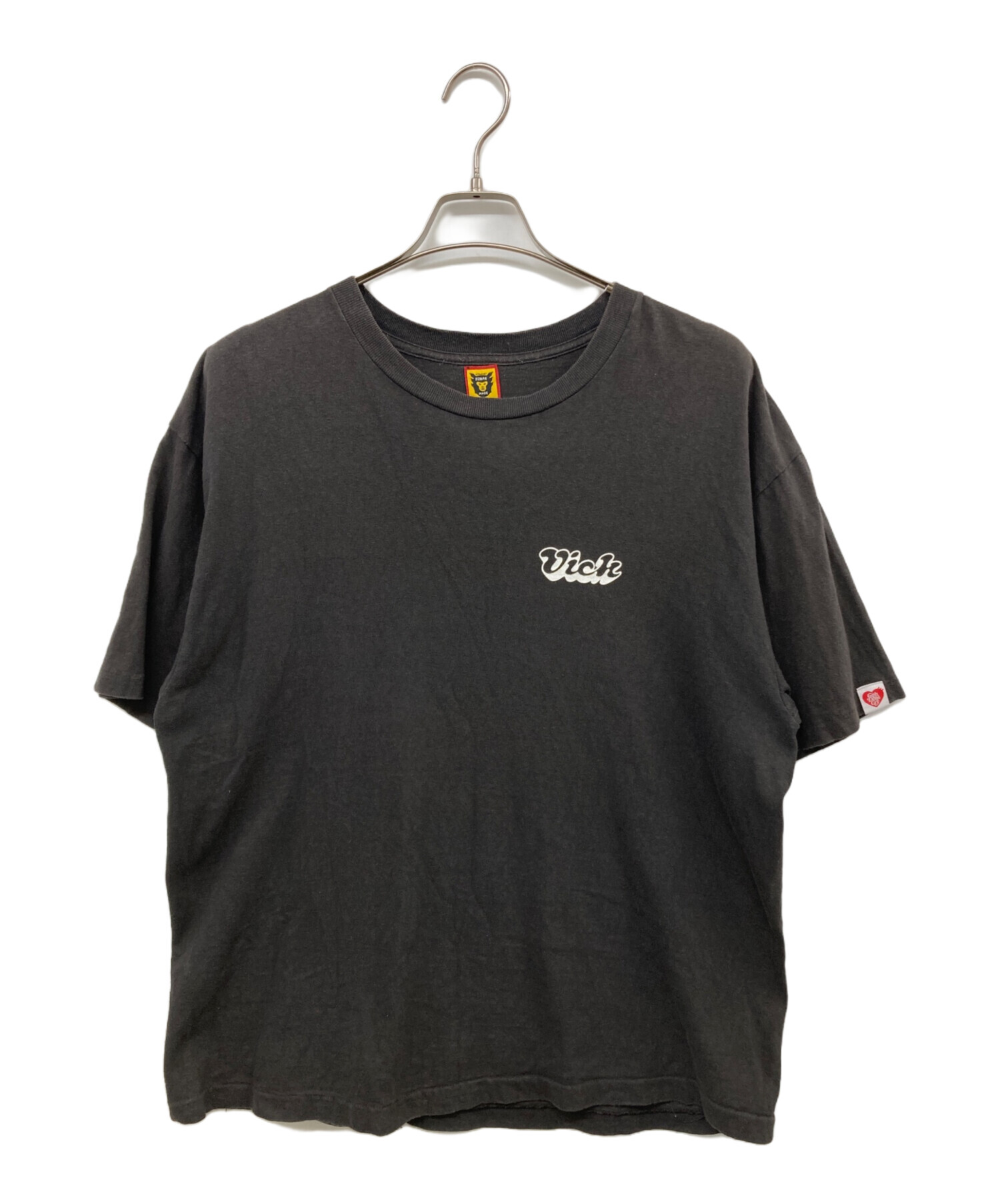 HUMAN MADE (ヒューマンメイド) VERDY ”VICK” (ヴェルディ ヴィック) Vick TEE ブラック サイズ:XL