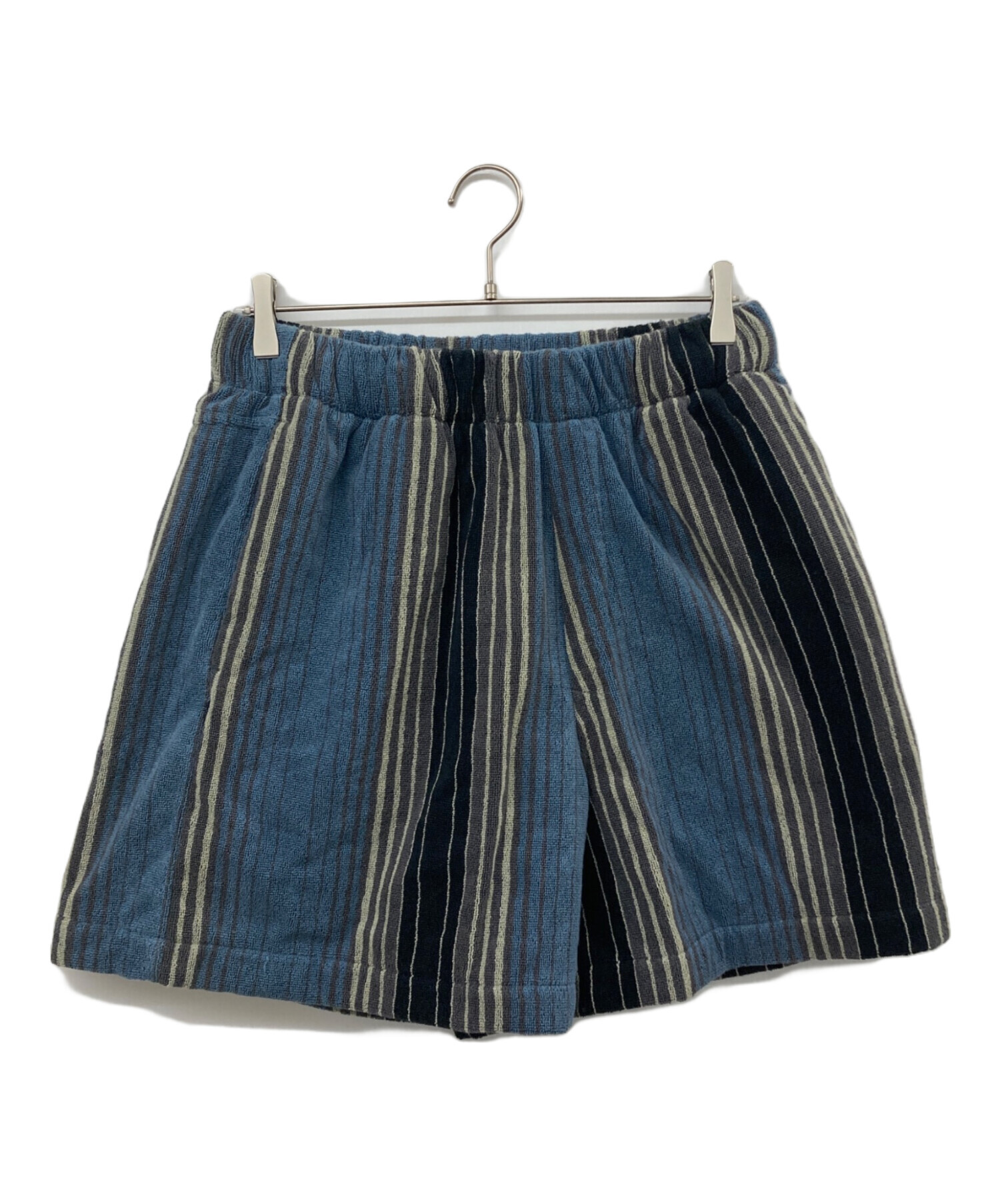 stussy (ステューシー) TEKLA (テクラ) Multi Stripes shorts ブルー サイズ:M