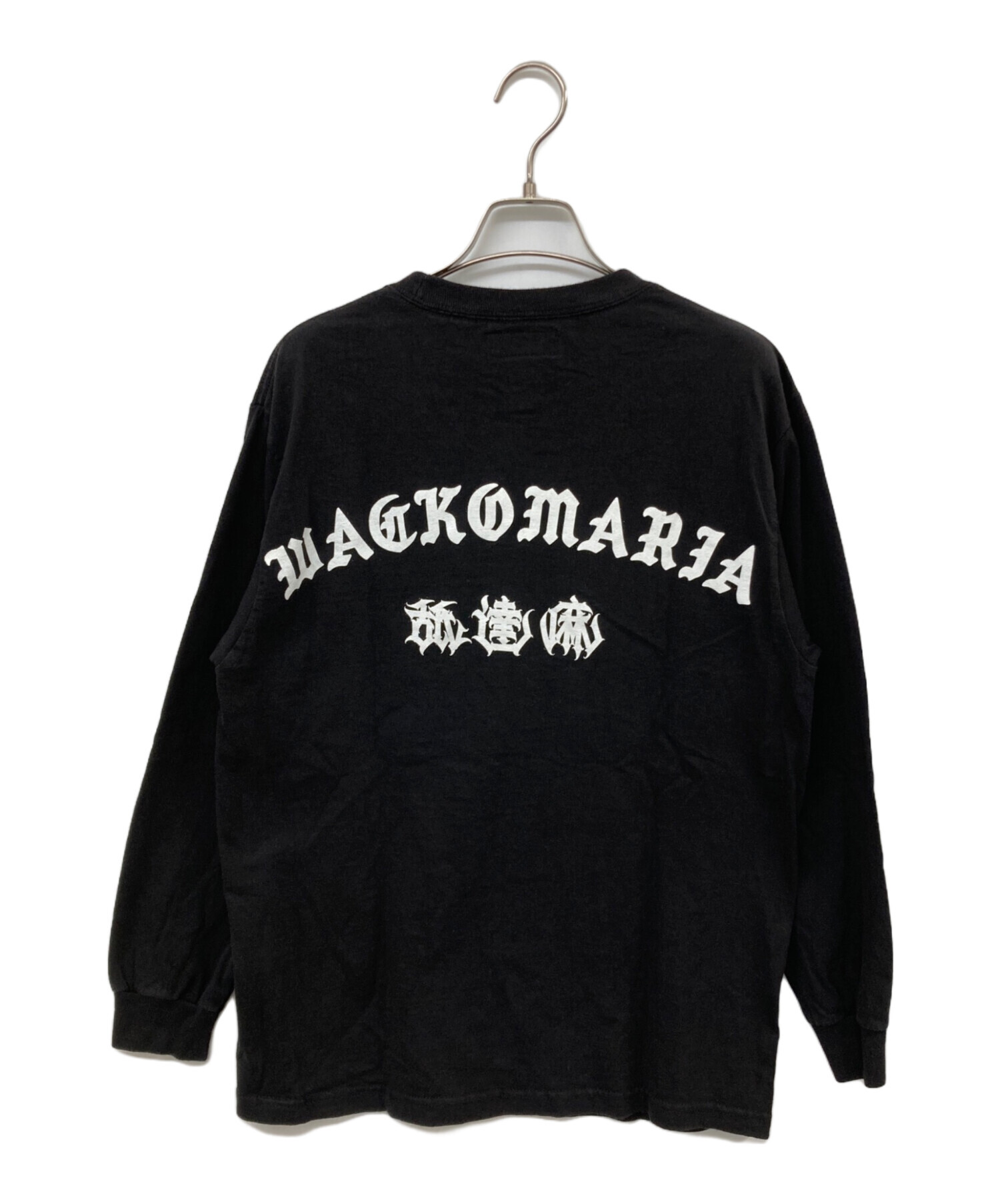 中古・古着通販】WACKO MARIA (ワコマリア) HIGH TIMES (ハイタイムズ) 舐達磨 (ナメダルマ) トリプルコラボL/S Tee  ブラック サイズ:M｜ブランド・古着通販 トレファク公式【TREFAC FASHION】スマホサイト