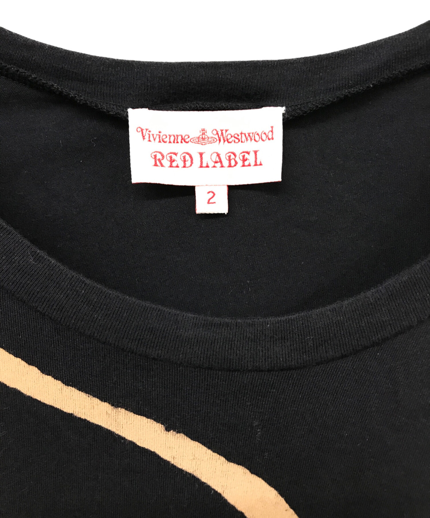 中古・古着通販】Vivienne Westwood RED LABEL (ヴィヴィアンウエストウッドレッドレーベル) うさぎプリントオーバーサイズ変形 S/Sカットソー ネイビー サイズ:SIZE ２｜ブランド・古着通販 トレファク公式【TREFAC FASHION】スマホサイト