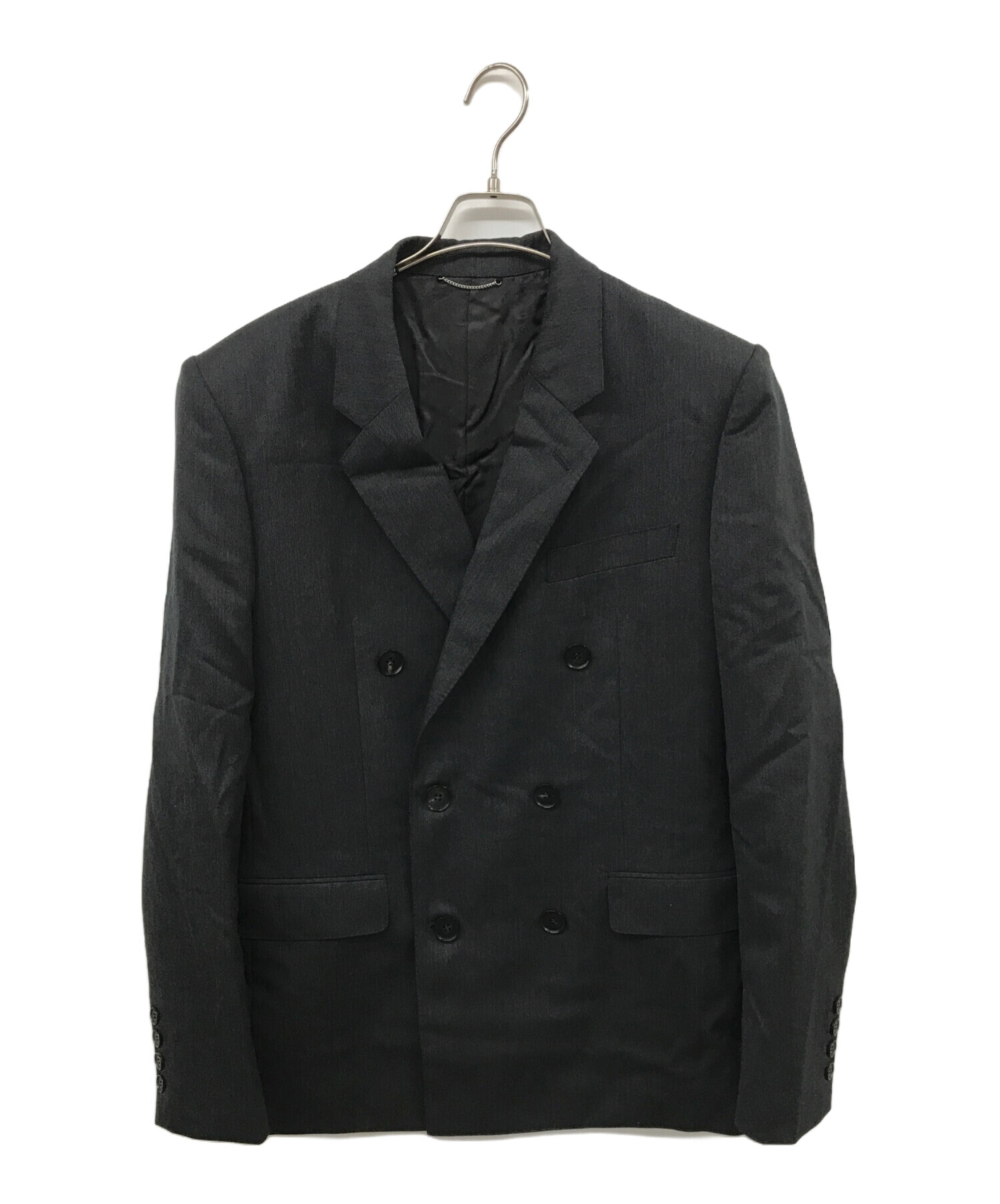 中古・古着通販】JOHN LAWRENCE SULLIVAN (ジョンローレンスサリバン) Wool gabardine double  breasted jacket グレー サイズ:46｜ブランド・古着通販 トレファク公式【TREFAC FASHION】スマホサイト