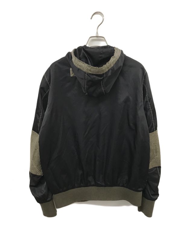 中古・古着通販】DIESEL (ディーゼル) エルボーパッチレザー切替ナイロンジャケット ブラック サイズ:S｜ブランド・古着通販  トレファク公式【TREFAC FASHION】スマホサイト