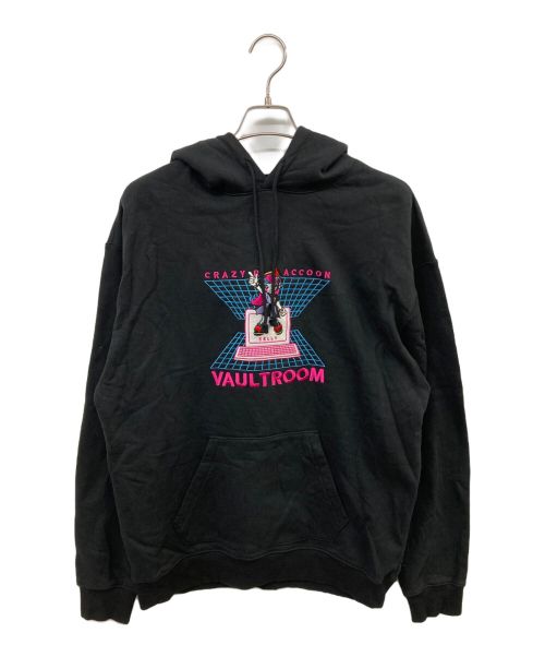 【中古・古着通販】vault room (ボルトルーム) CRAZY RACCOON (クレイジーラクーン) SELLY hoodie ブラック  サイズ:L｜ブランド・古着通販 トレファク公式【TREFAC FASHION】スマホサイト