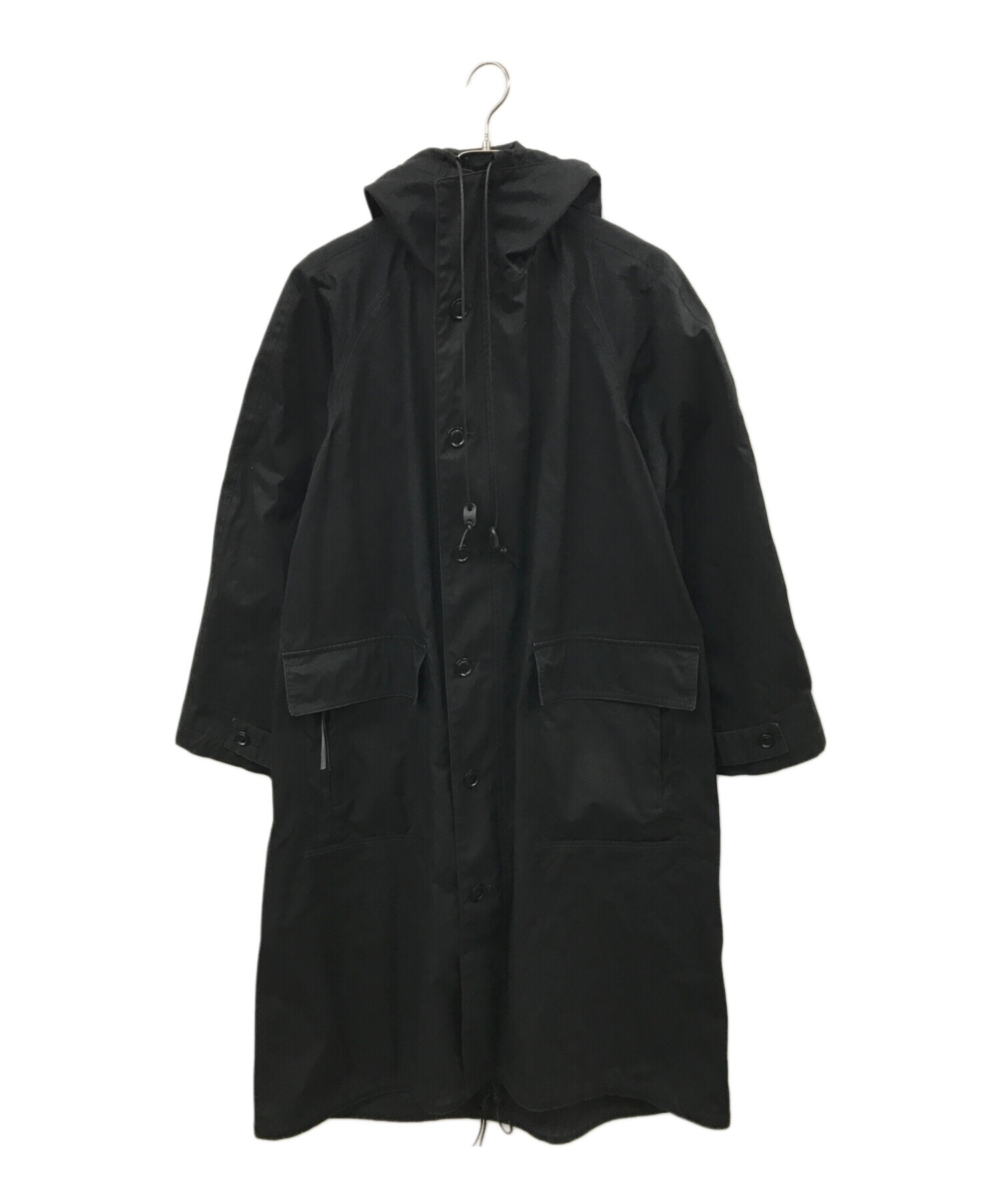 中古・古着通販】Y's (ワイズ) WATER PROOF COAT フード付きコート ブラック サイズ:2｜ブランド・古着通販  トレファク公式【TREFAC FASHION】スマホサイト