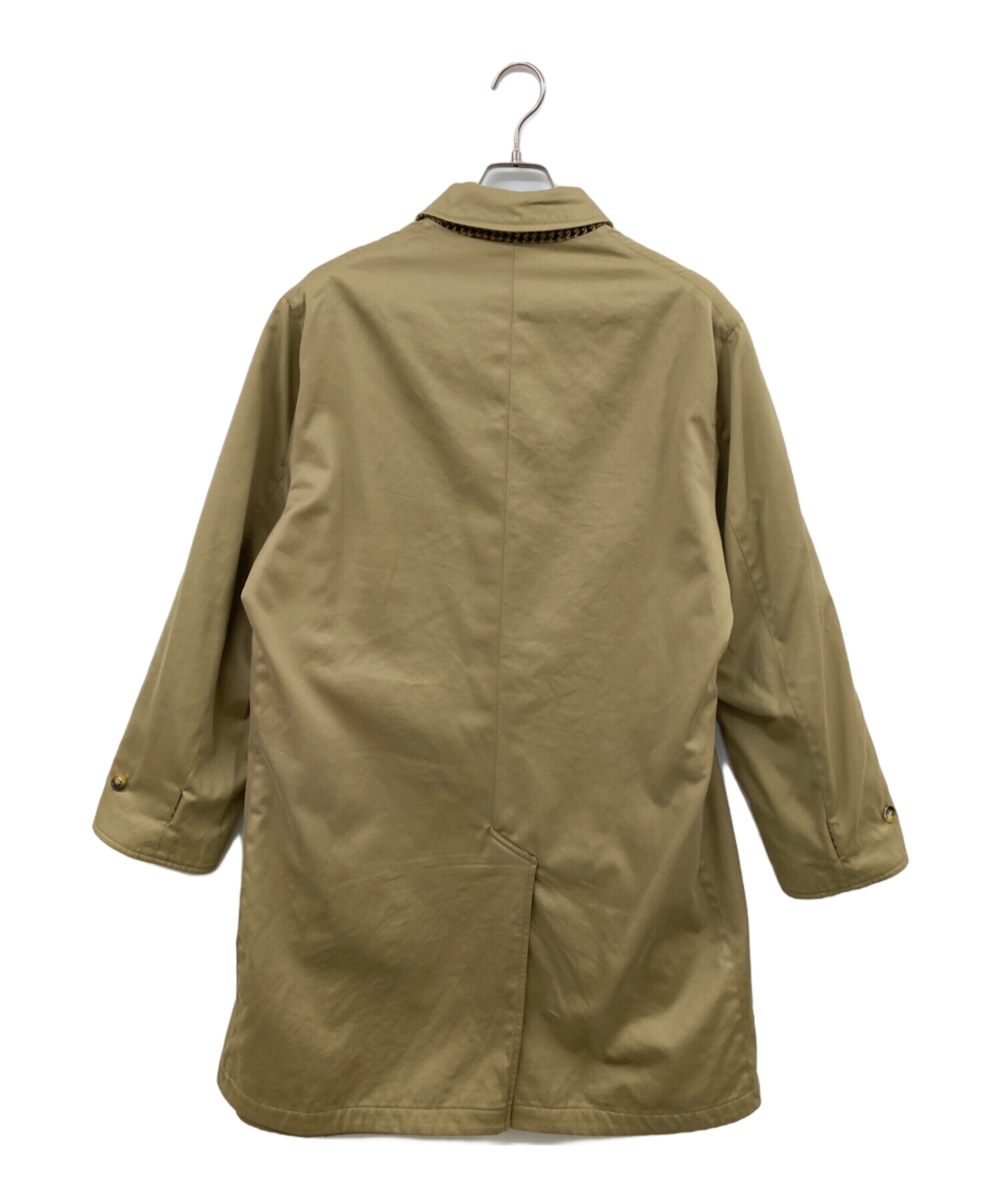 JUSTO GIMENO (フスト・ヒメノ) REVERSIBLE BALMACAAN COAT ベージュ サイズ:48