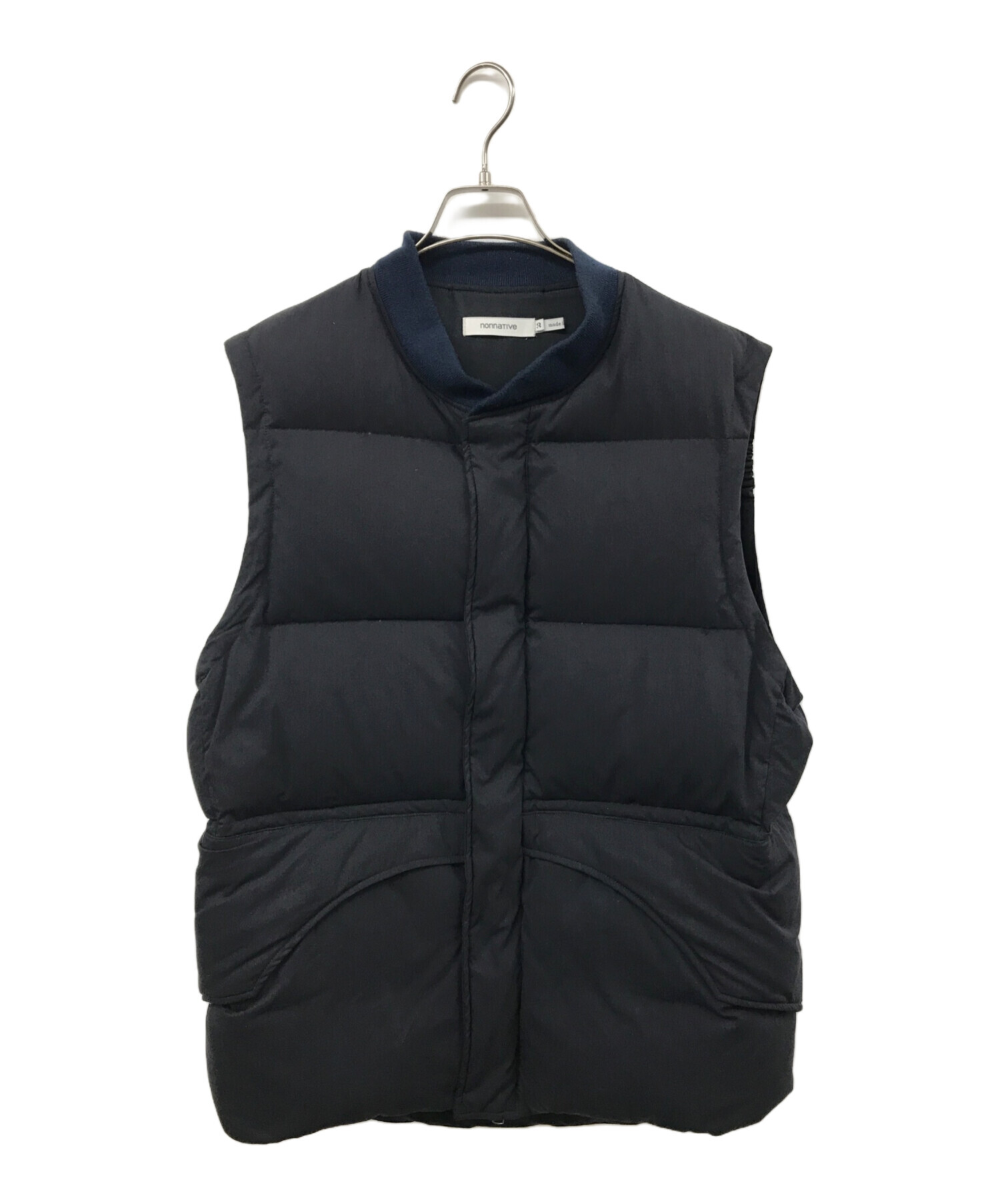 nonnative (ノンネイティブ) HIKER DOWN VEST C/N TYPEWRITER ネイビー サイズ:3