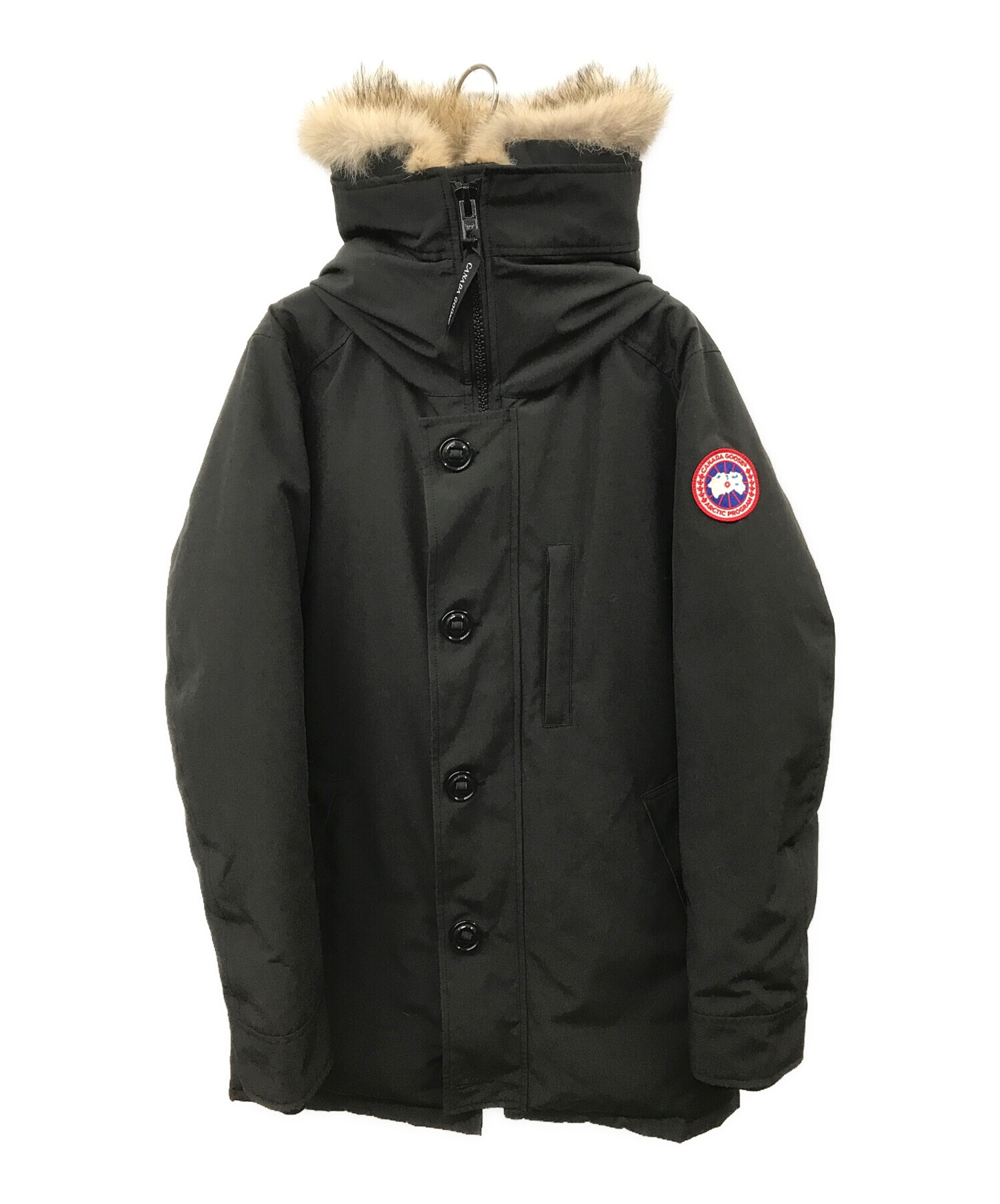 中古・古着通販】CANADA GOOSE (カナダグース) JASPER PARKA ブラック サイズ:M｜ブランド・古着通販  トレファク公式【TREFAC FASHION】スマホサイト