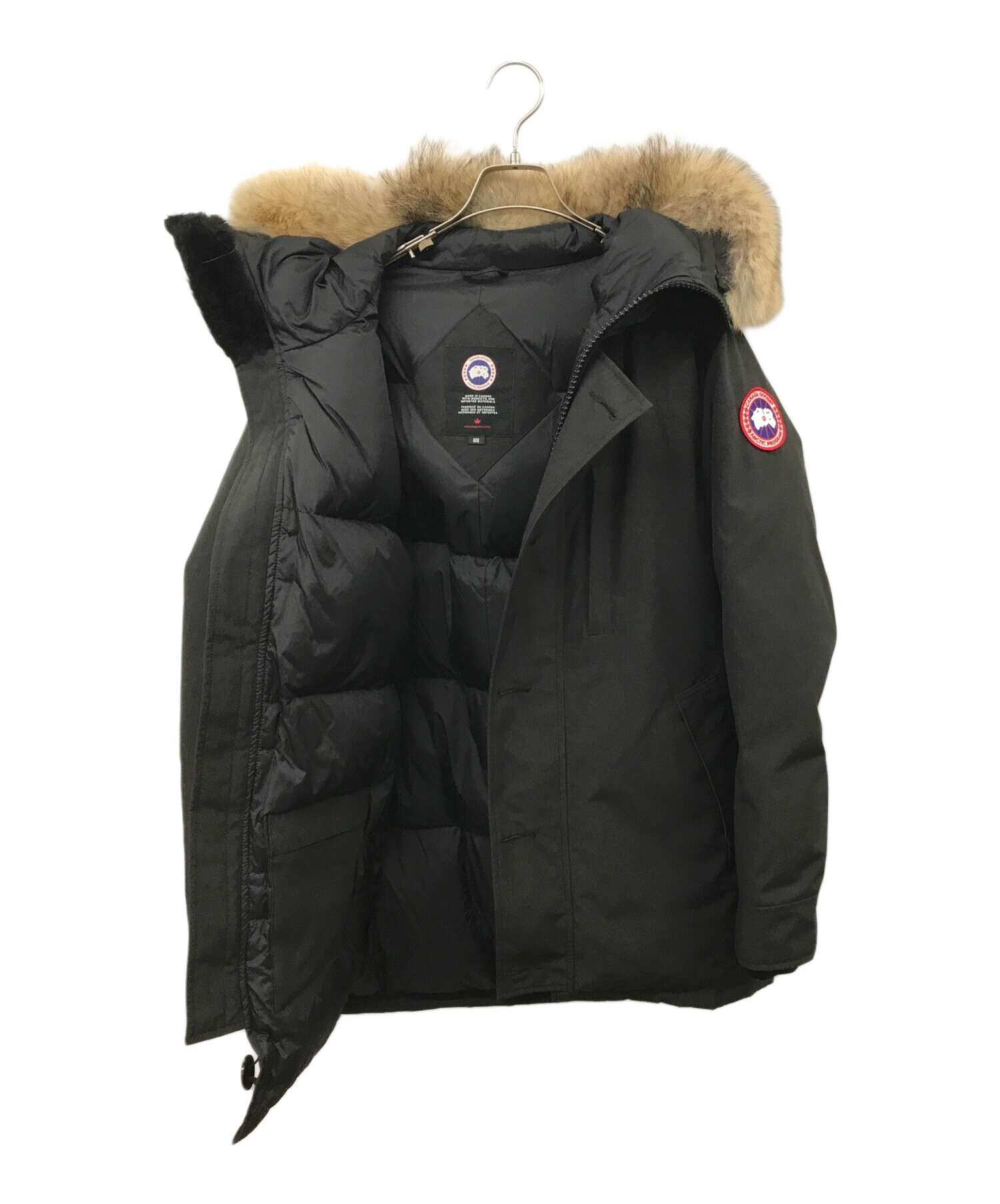 中古・古着通販】CANADA GOOSE (カナダグース) JASPER PARKA ブラック サイズ:M｜ブランド・古着通販  トレファク公式【TREFAC FASHION】スマホサイト