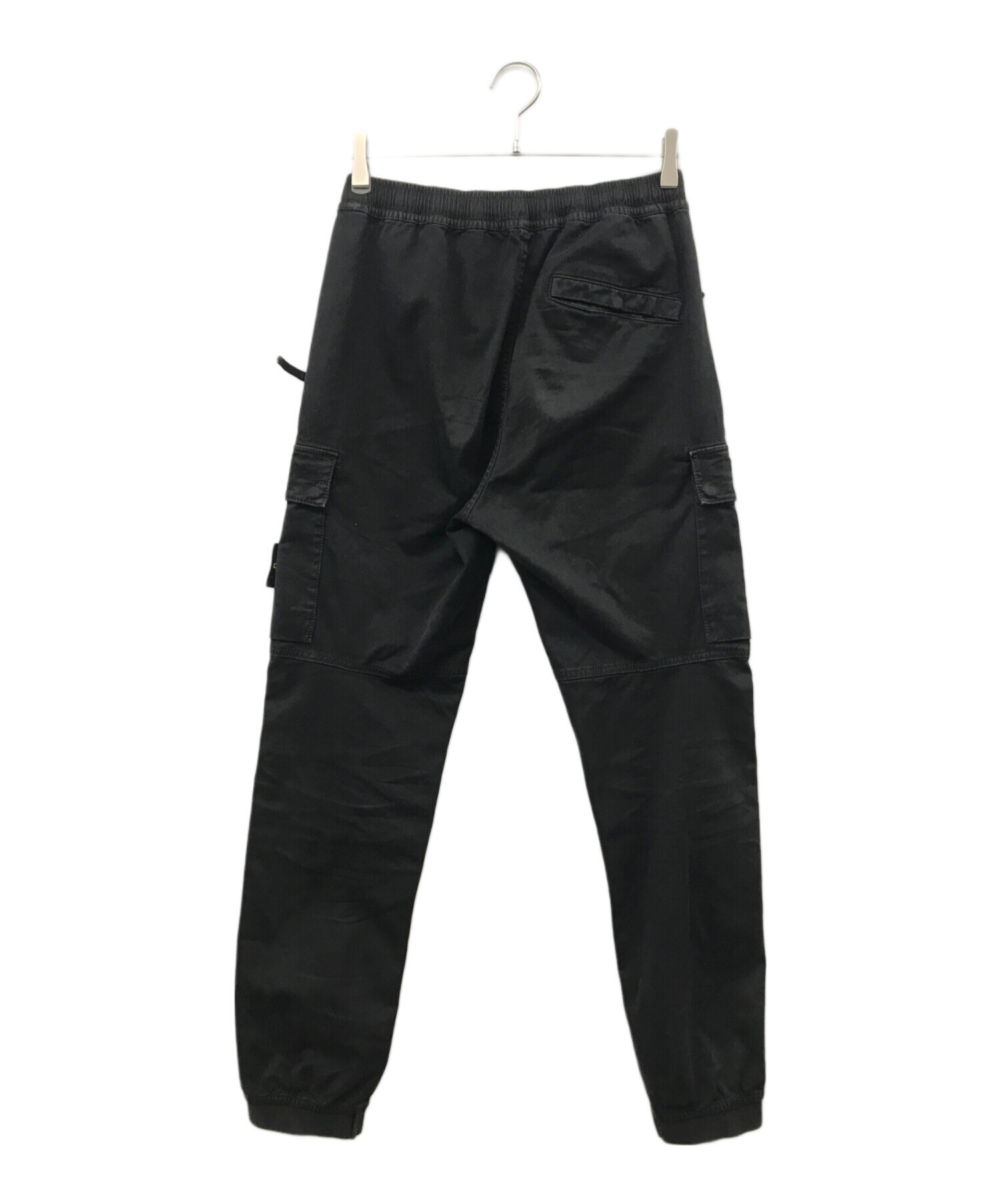 中古・古着通販】STONE ISLAND (ストーンアイランド) Stretch cotton cargo trousers ブラック サイズ:29｜ブランド・古着通販  トレファク公式【TREFAC FASHION】スマホサイト