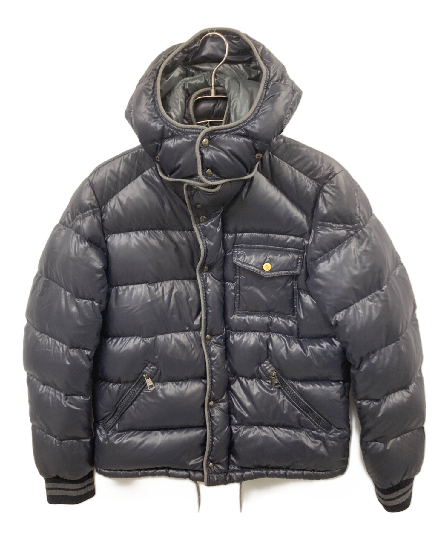 中古・古着通販】MONCLER (モンクレール) BORROME GIUBBOTTO ダウンジャケット ネイビー サイズ:3｜ブランド・古着通販  トレファク公式【TREFAC FASHION】スマホサイト