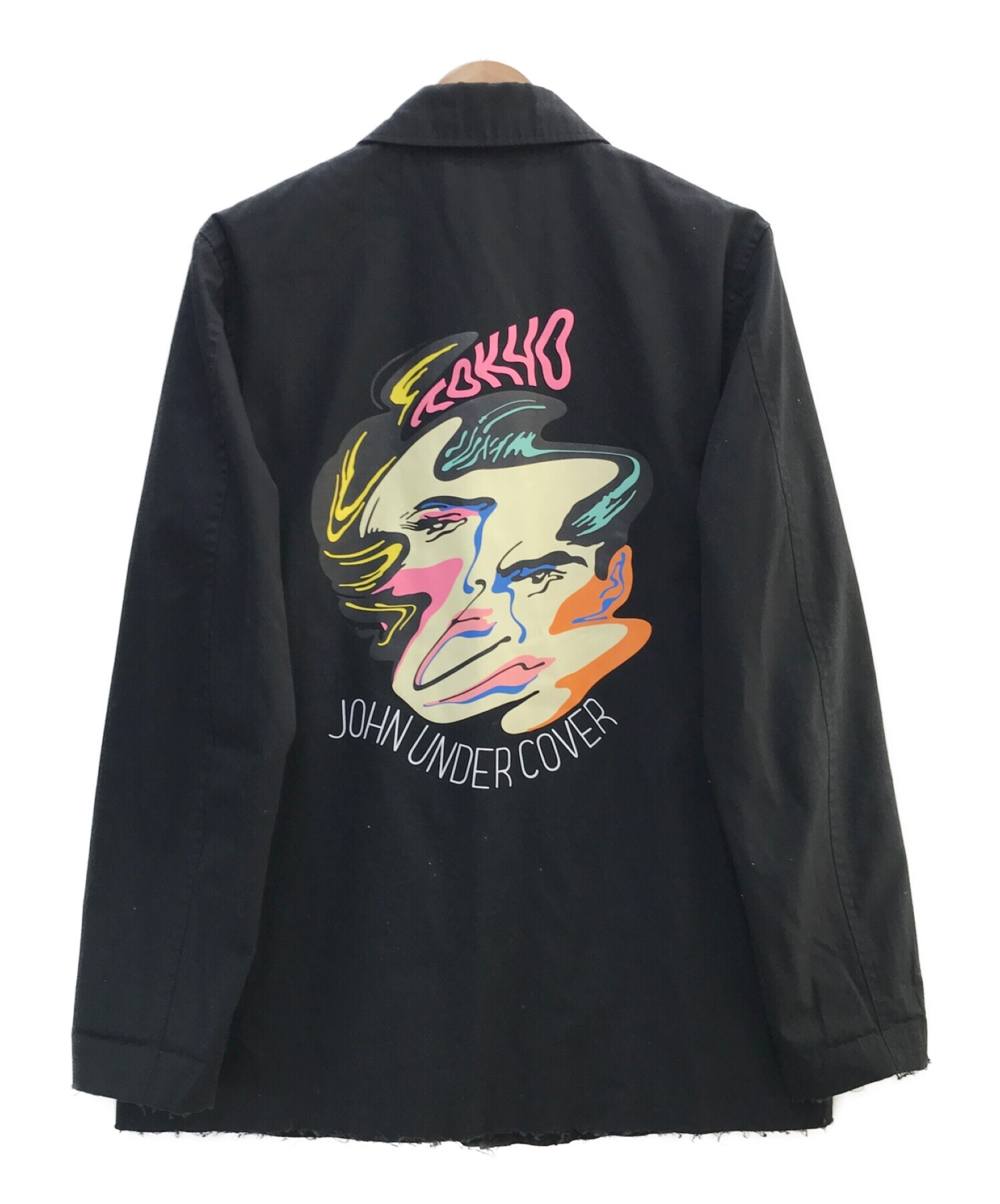 JohnUNDERCOVER (ジョンアンダーカバー) 17SS adam eve コーチジャケット ブラック サイズ:2