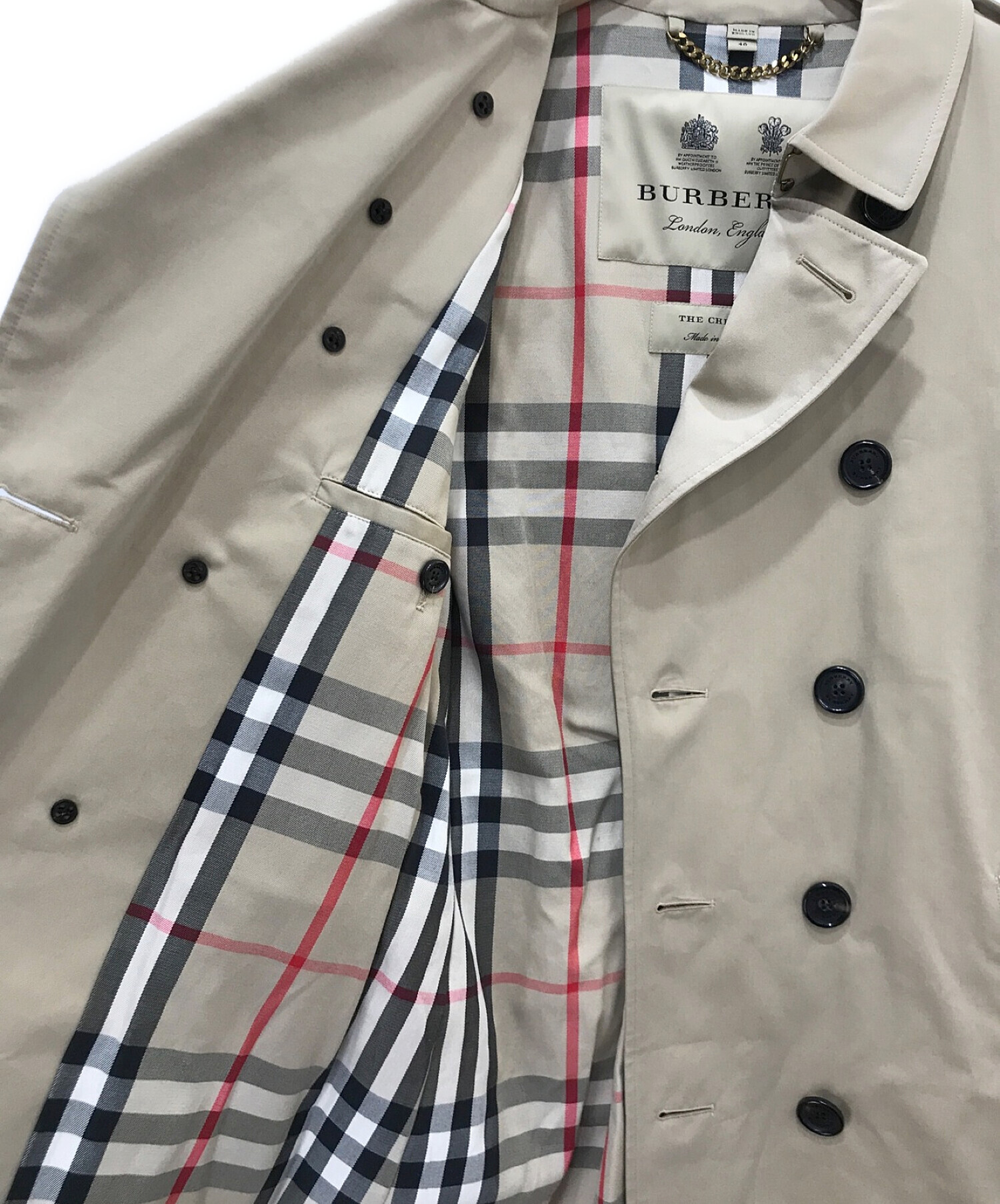 中古・古着通販】BURBERRY (バーバリー) チェルシー ロングトレンチ