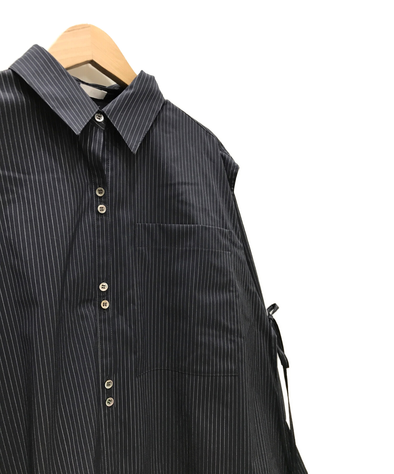 中古・古着通販】RITO (リト) SUPER 120'S WOOL STRETCH LAYERED SHIRT