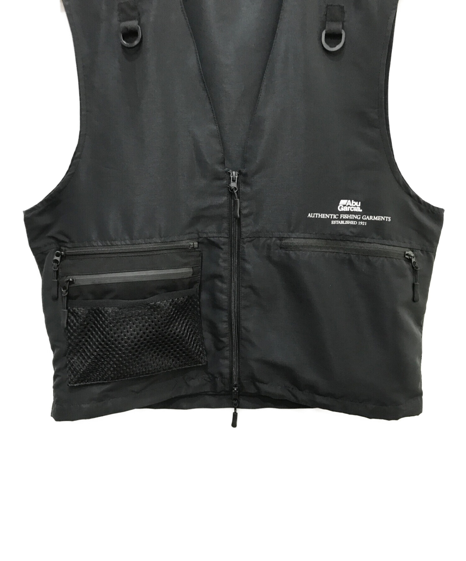 Abu Garcia (アブガルシア) FISHING VEST ブラック サイズ:M