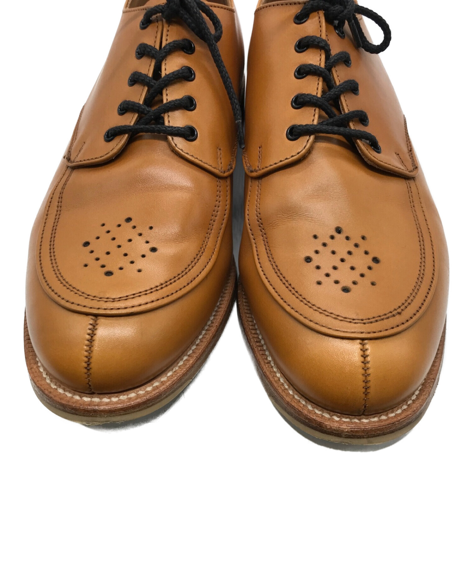 Tricker's × the old curiosity shop (トリッカーズ × オールドキュリオシティ・ショップ) DERBY  MEDALION ブラウン サイズ:7 1/2