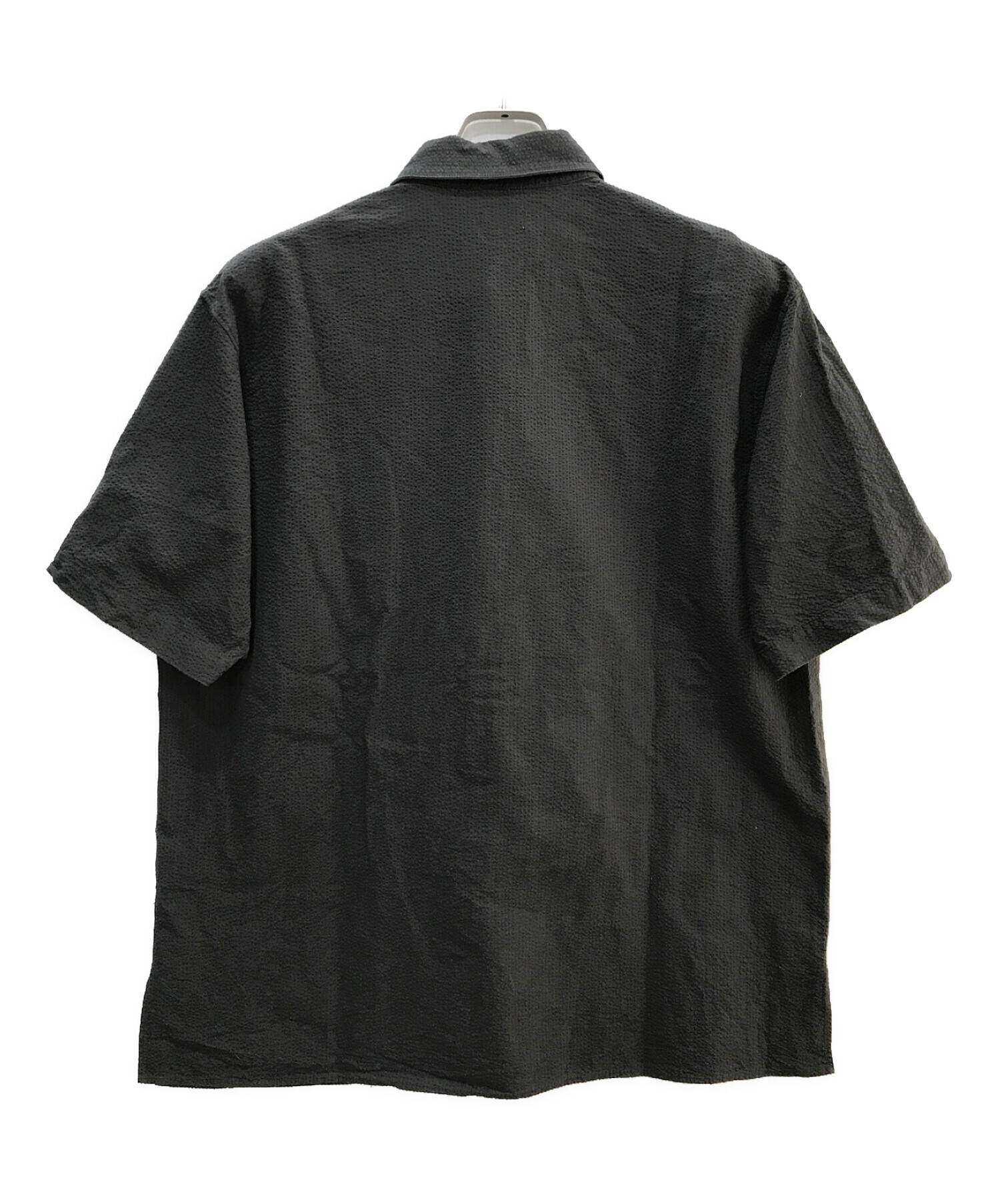 RHC Ron Herman (アールエイチシー ロンハーマン) Seersucker Short Sleeve Shirt グレー サイズ:M