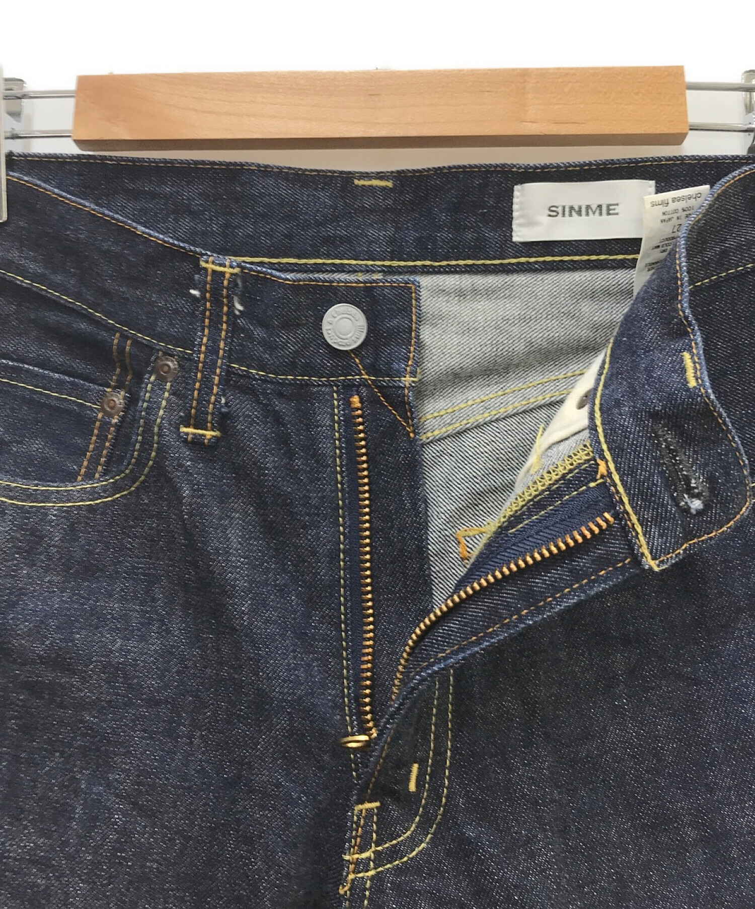 中古・古着通販】SINME (シンメ) デニムパンツ インディゴ サイズ:27