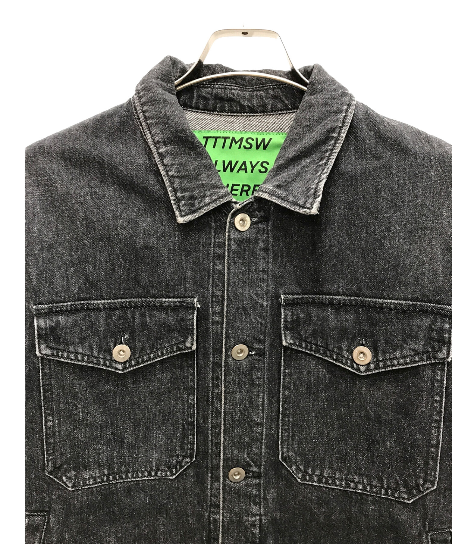 TTT MSW (ティーモダンストリートウェア) New Standard Denim Work Jacket ブラック サイズ:L
