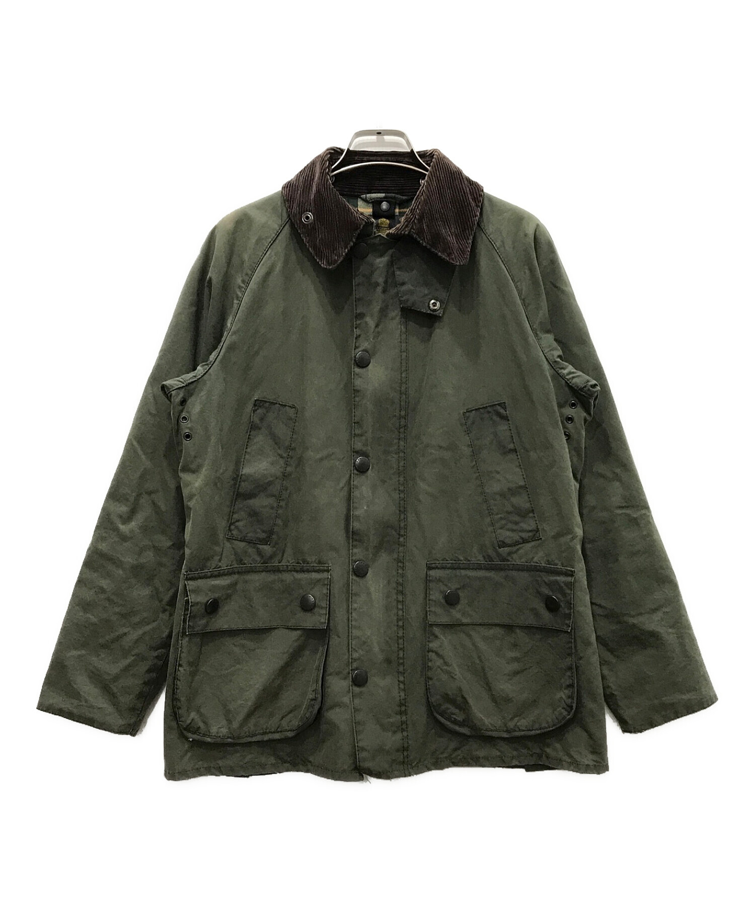 最新エルメス Barbour バブアー ビデイルSL 36 セージグリーン | www