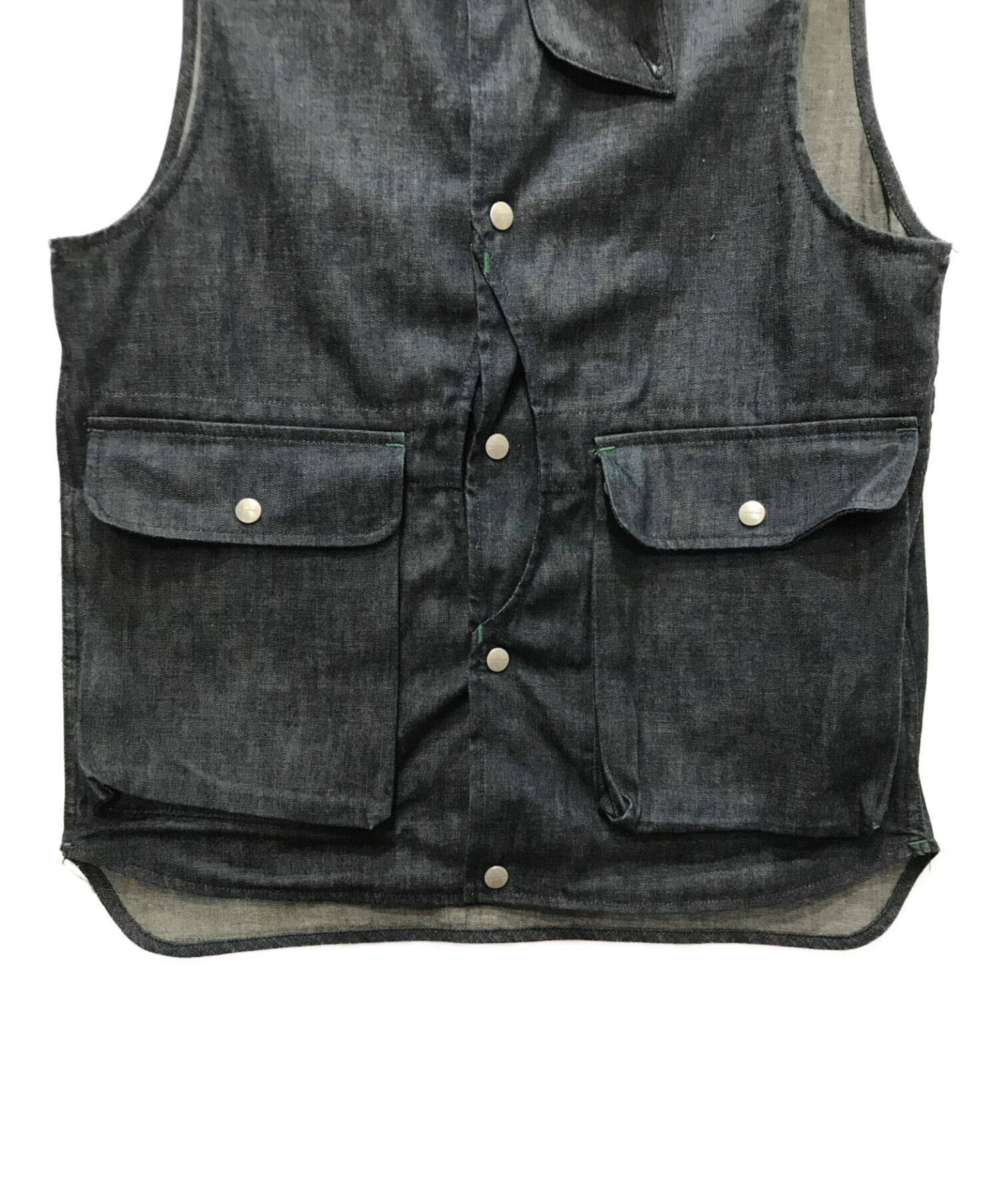 SASSAFRAS (ササフラス) PLANT HUNTER VEST インディゴ サイズ:M