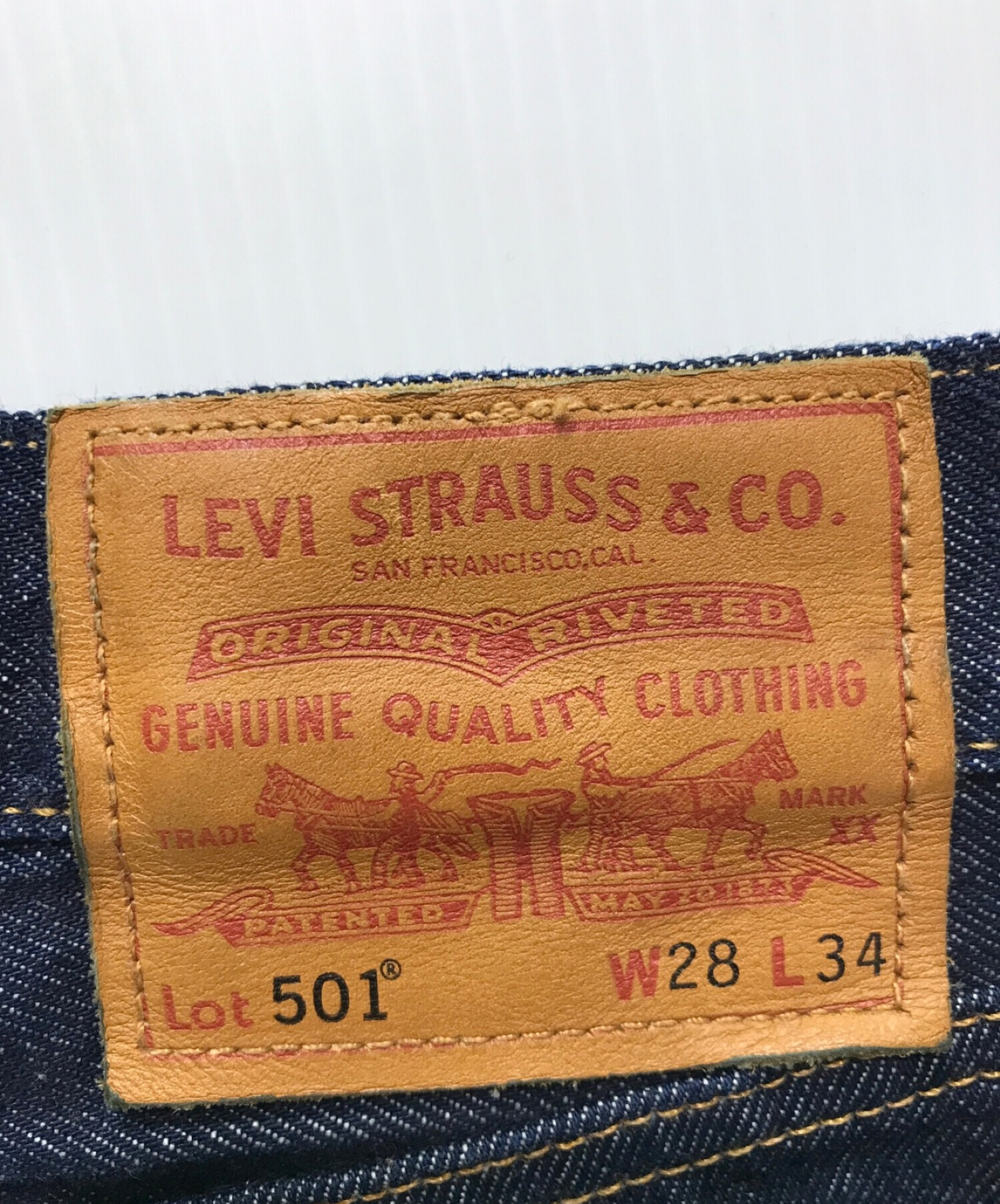 LEVI'S PReMIUM (リーバイスプレミアム) 501 デニムパンツ インディゴ サイズ:W28