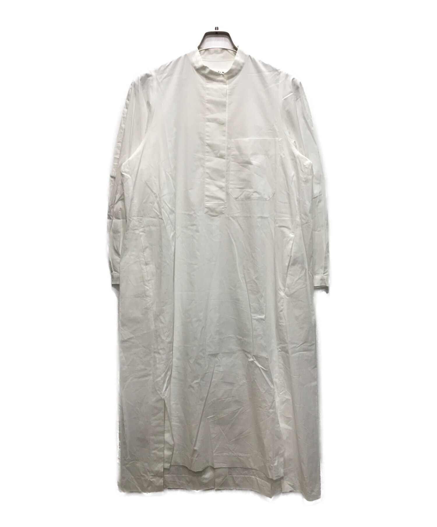 ENFOLD (エンフォルド) SOMELOS SHIRT DRESS ホワイト サイズ:36
