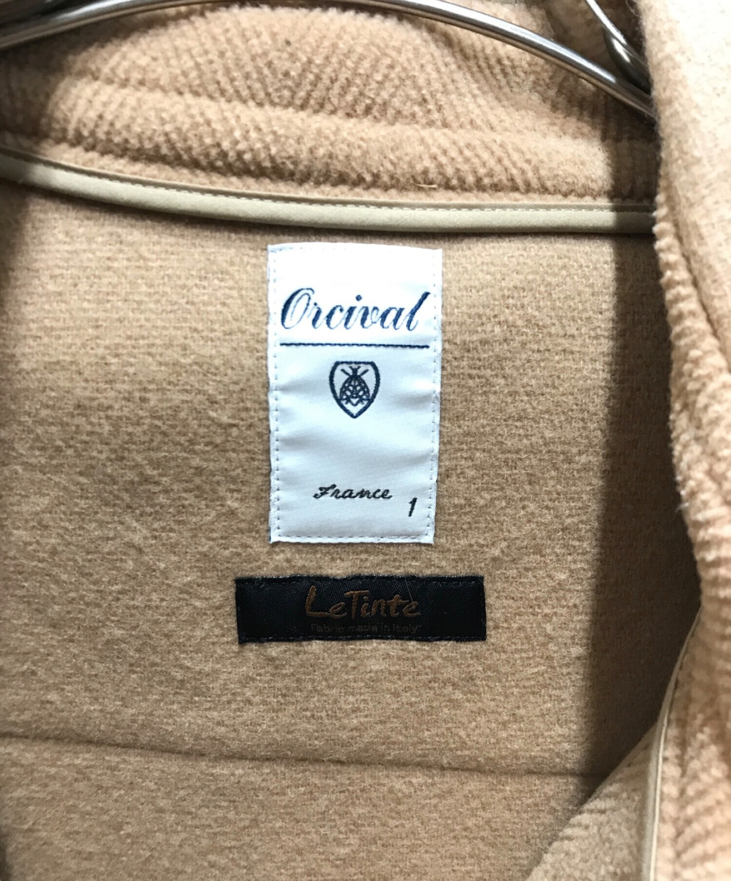 中古・古着通販】ORCIVAL (オーシバル) ダッフルコート ベージュ