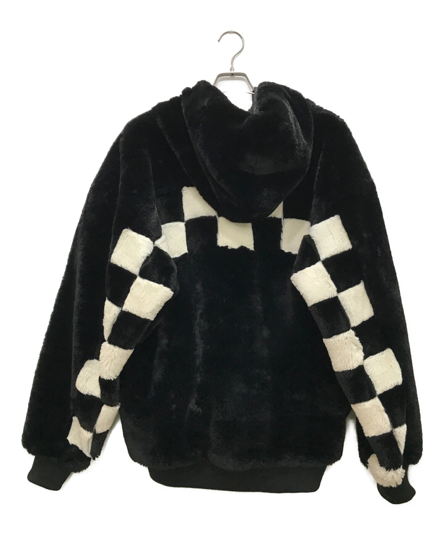 DANKE SCHON (ダンケ シェーン) CHECKER FUR BLOUSON ブラック サイズ:F