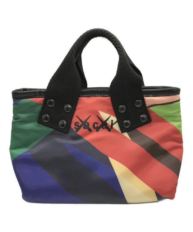 中古・古着通販】sacai×kaws (サカイ×カウズ) TOTE SMALL BAG マルチカラー｜ブランド・古着通販 トレファク公式【TREFAC  FASHION】スマホサイト