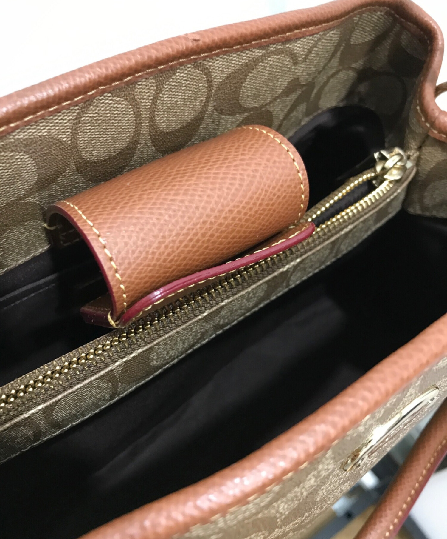 中古・古着通販】COACH (コーチ) シグネチャー スモール マーゴット