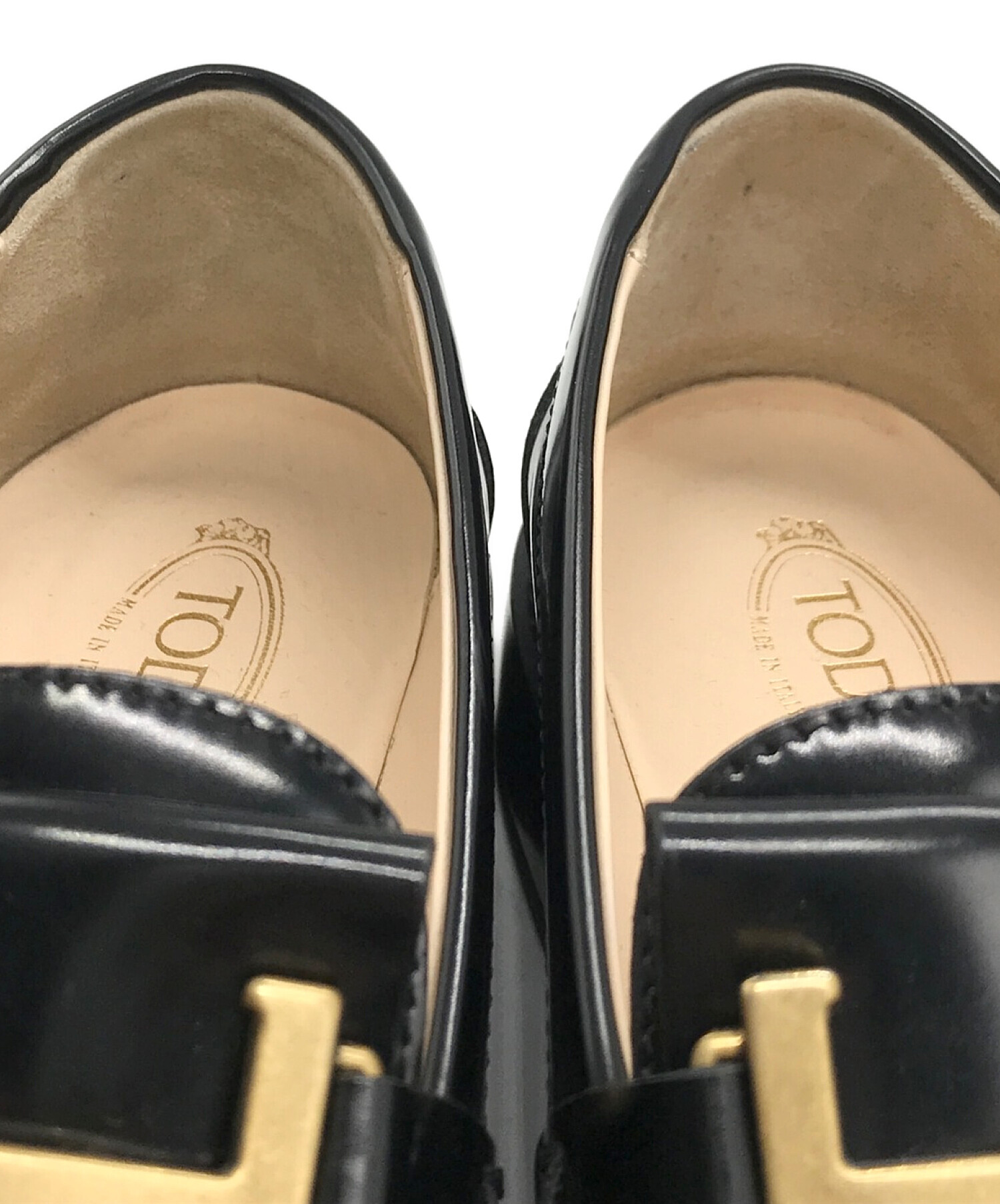 中古・古着通販】TOD'S (トッズ) ダブルT金具 タッセルローファー