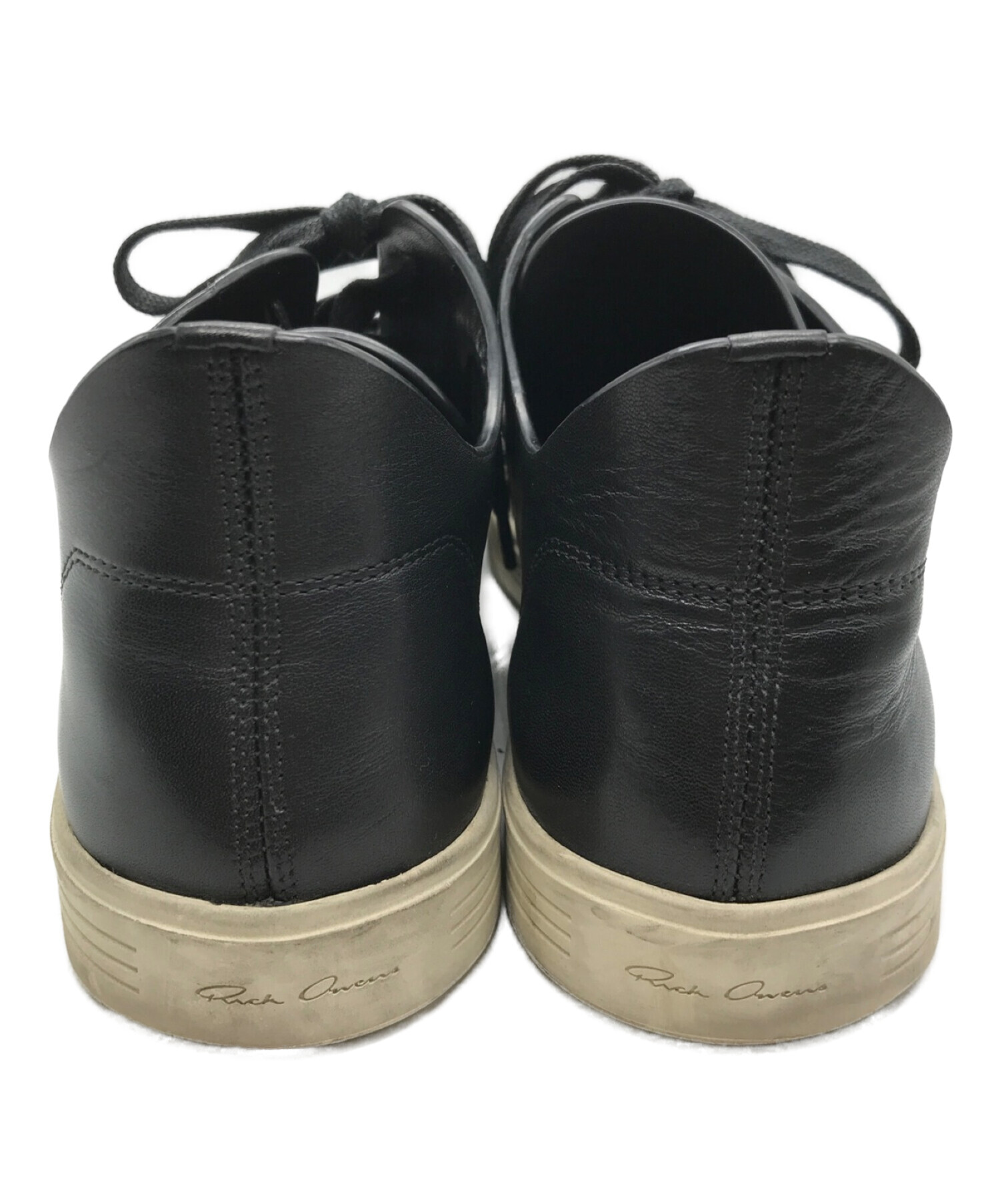 rick owens ラモーンズ レザースニーカー 39 - スニーカー