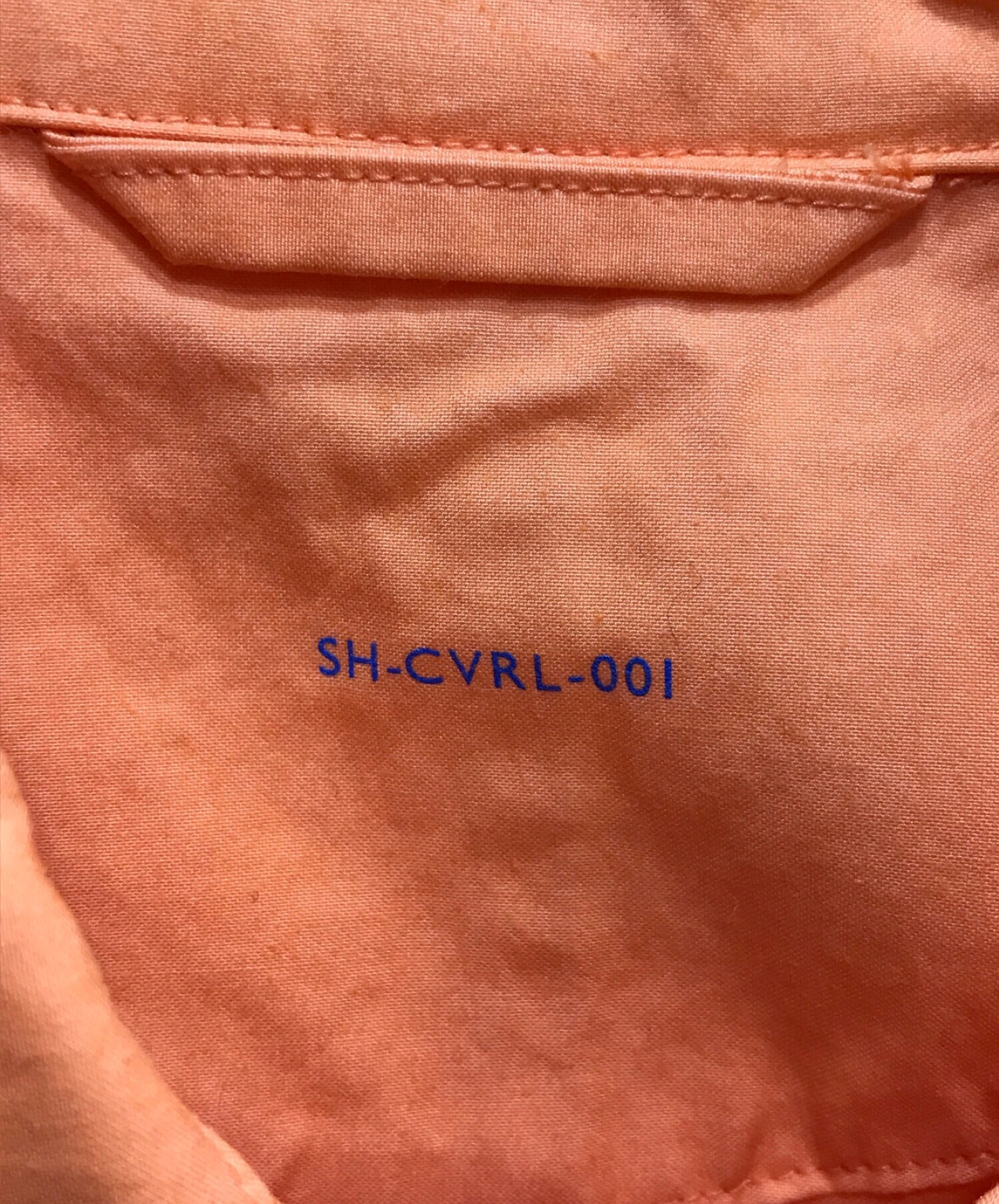 中古・古着通販】SH (エスエイチ) COVERALL SHIRT オレンジ サイズ:S