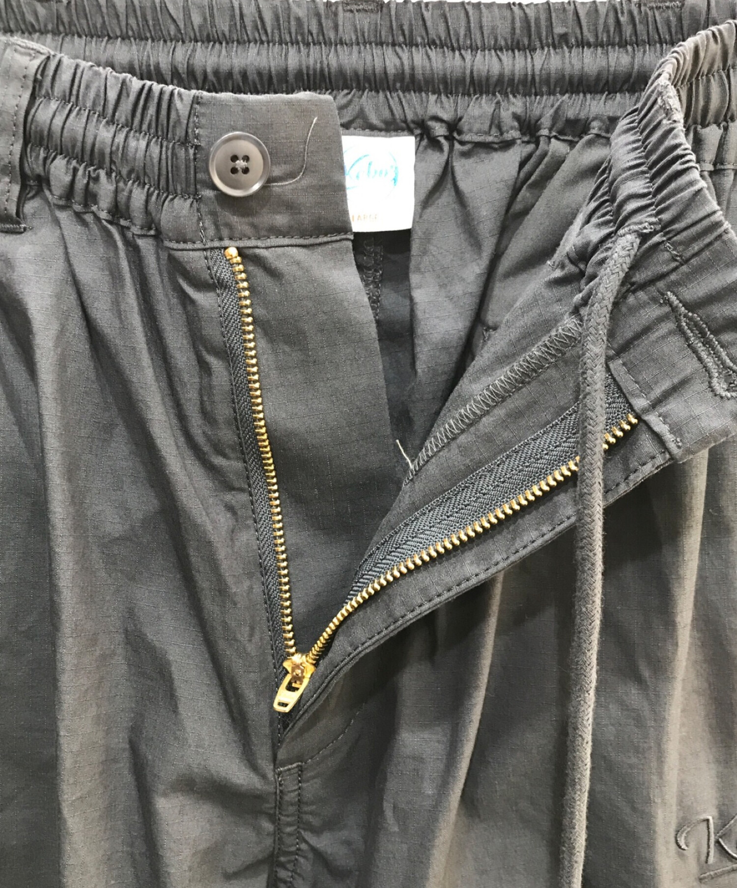 KEBOZ (ケボズ) RIPSTOP CARGO PANTS グレー サイズ:L