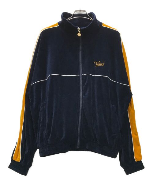 【中古・古着通販】KEBOZ (ケボズ) VELOUR JACKET ネイビー