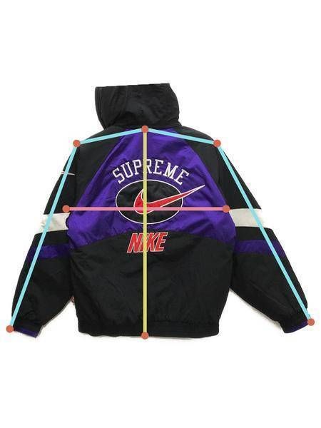 新品 紫 M Supreme Nike Hooded Sport Jacket