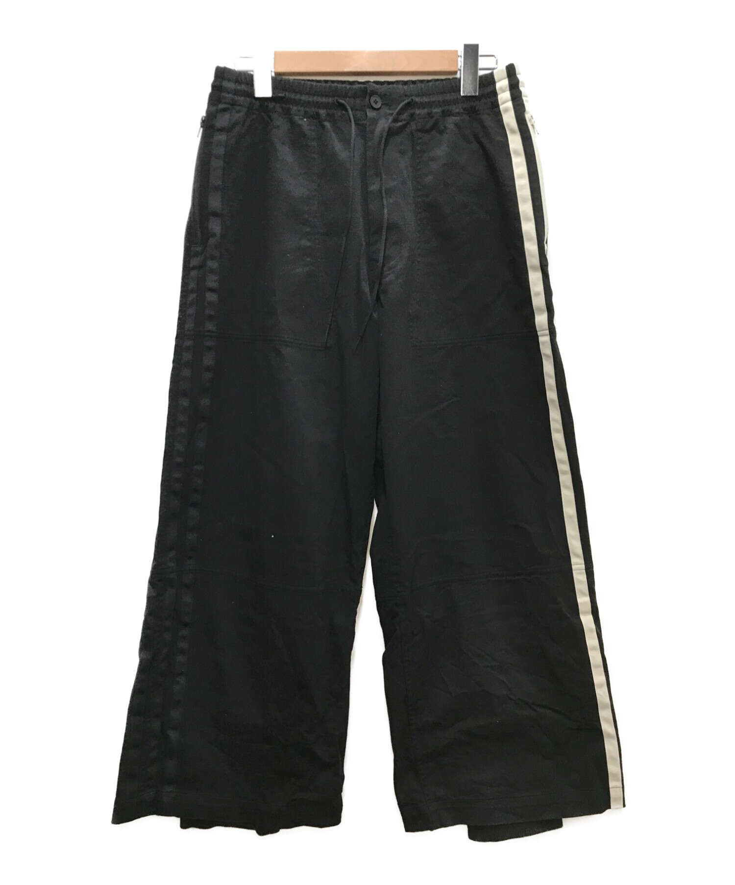 Y-3 3STP GABADINE WIDE PANTS - ワークパンツ/カーゴパンツ