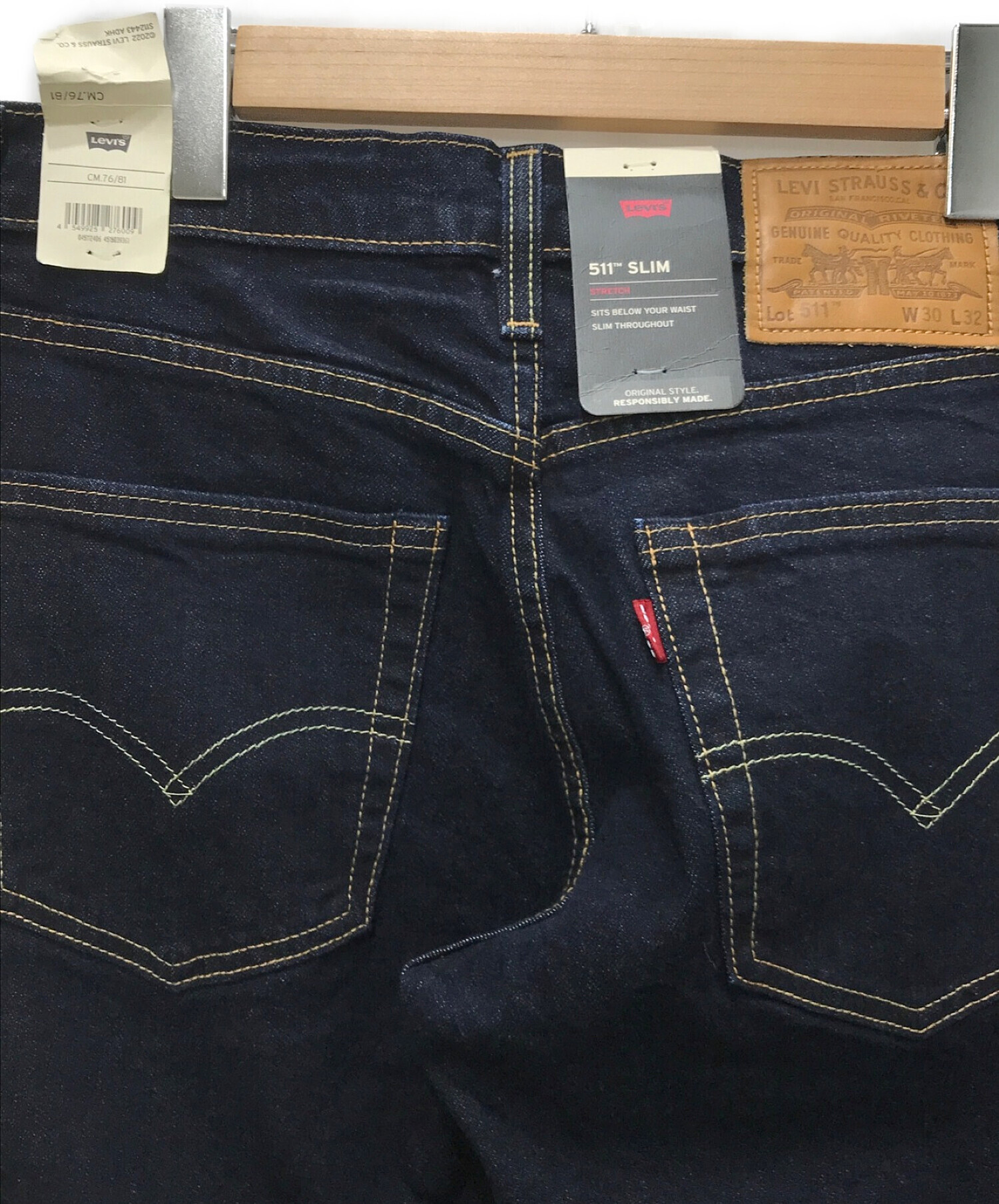 LEVI'S PReMIUM (リーバイスプレミアム) 511 スリムフィットデニムパンツ インディゴ サイズ:W30 未使用品