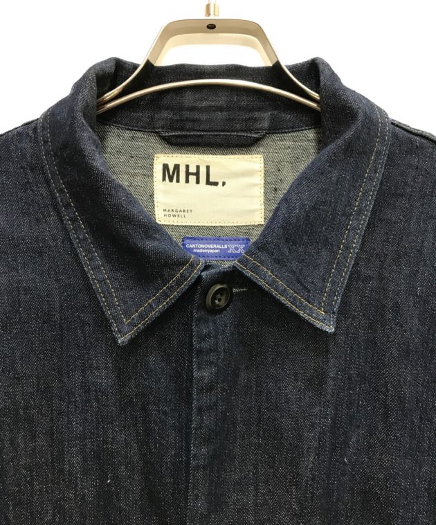 MHL (エムエイチエル) CANTON OVERALLS (キャントンオーバーオールズ) デニムカバーオール インディゴ サイズ:38