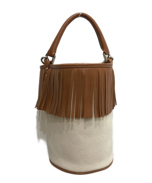 中古・古着通販】AYAKO (アヤコ) Fringe Bucket Bag ベージュ