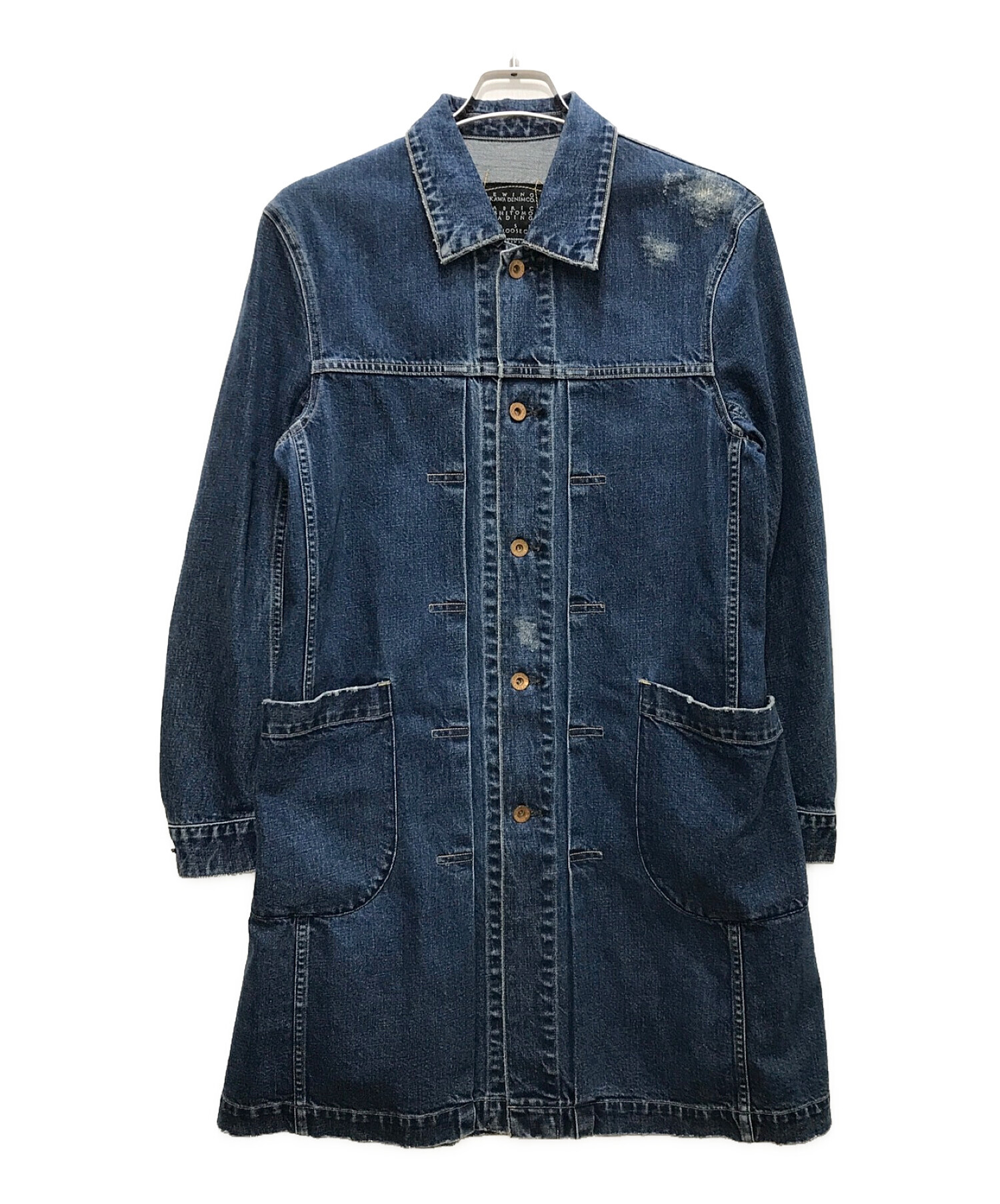 中古・古着通販】KURO (クロ) MONTE DENIM COAT インディゴ｜ブランド