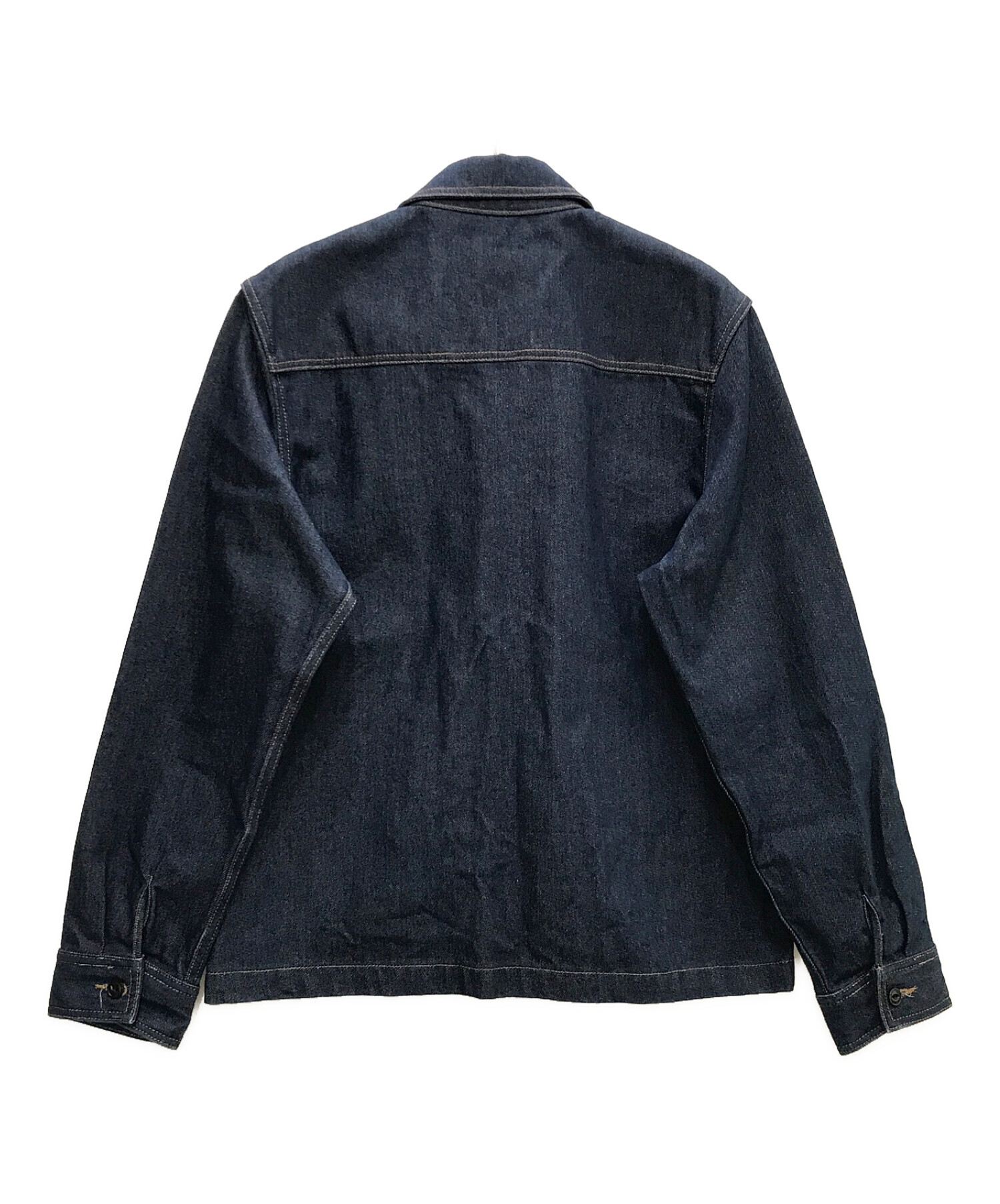 stussy (ステューシー) Denim Zip Up Work Shirt JKT インディゴ サイズ:M