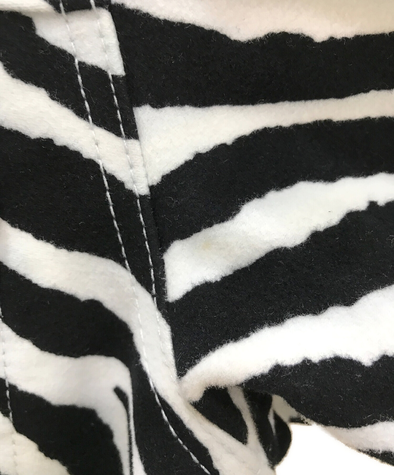 LEVI'S (リーバイス) SUPREME (シュプリーム) Moleskin Trucker Jacket ZEBRA ホワイト×ブラック  サイズ:M