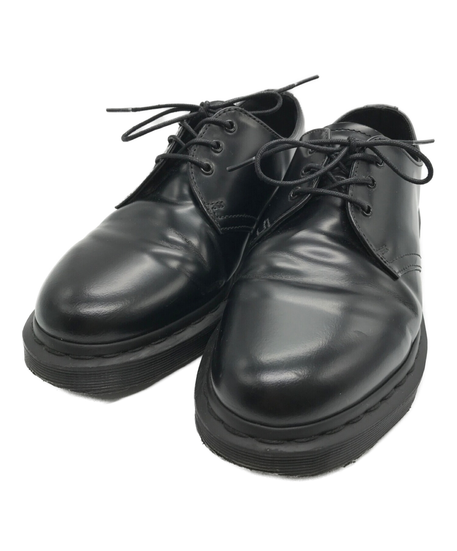 Dr.Martens (ドクターマーチン) 3ホールプレーントゥシューズ ブラック サイズ:UK6