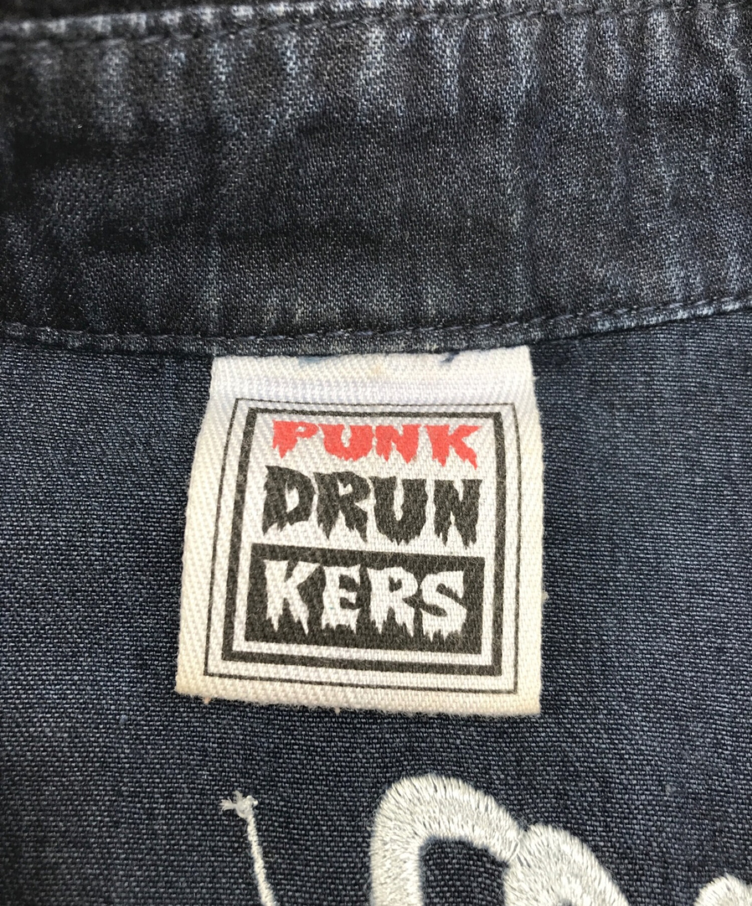 中古・古着通販】PUNK DRUNKERS (パンクドランカーズ) 刺繍デニムシャツ インディゴ サイズ:M｜ブランド・古着通販  トレファク公式【TREFAC FASHION】スマホサイト