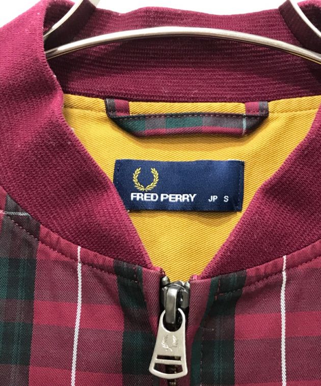 中古・古着通販】FRED PERRY (フレッドペリー) チェックブルゾン 